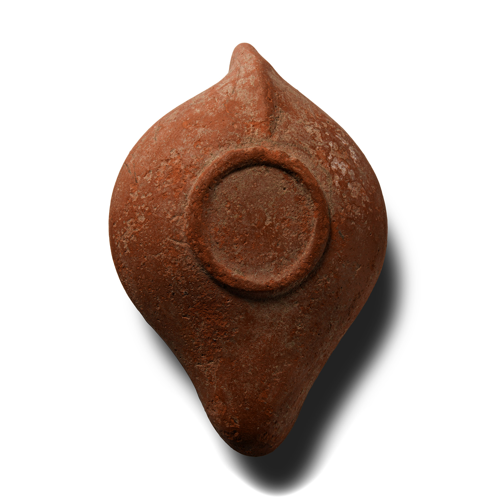 Roman Terracotta Oil Lamp with Cupid