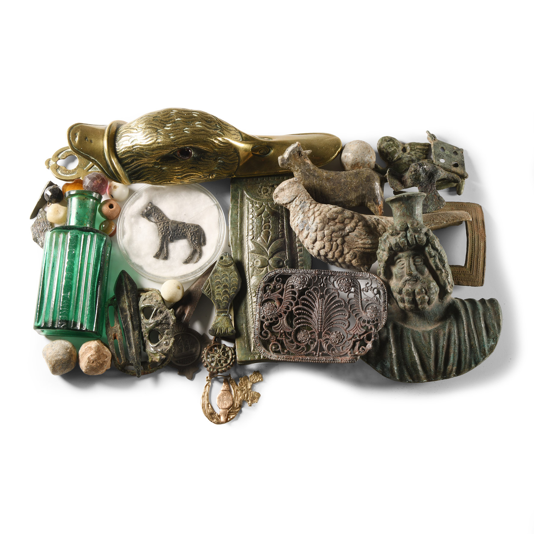 Post Medieval Bronze and Other Artefact Group