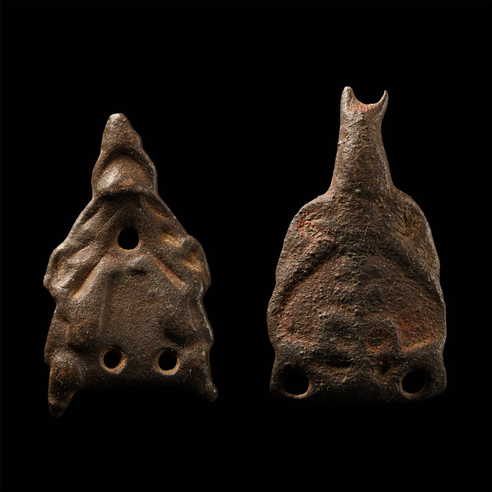 Anglo-Scandinavian Viking Bronze Stirrup Apex Mount Group