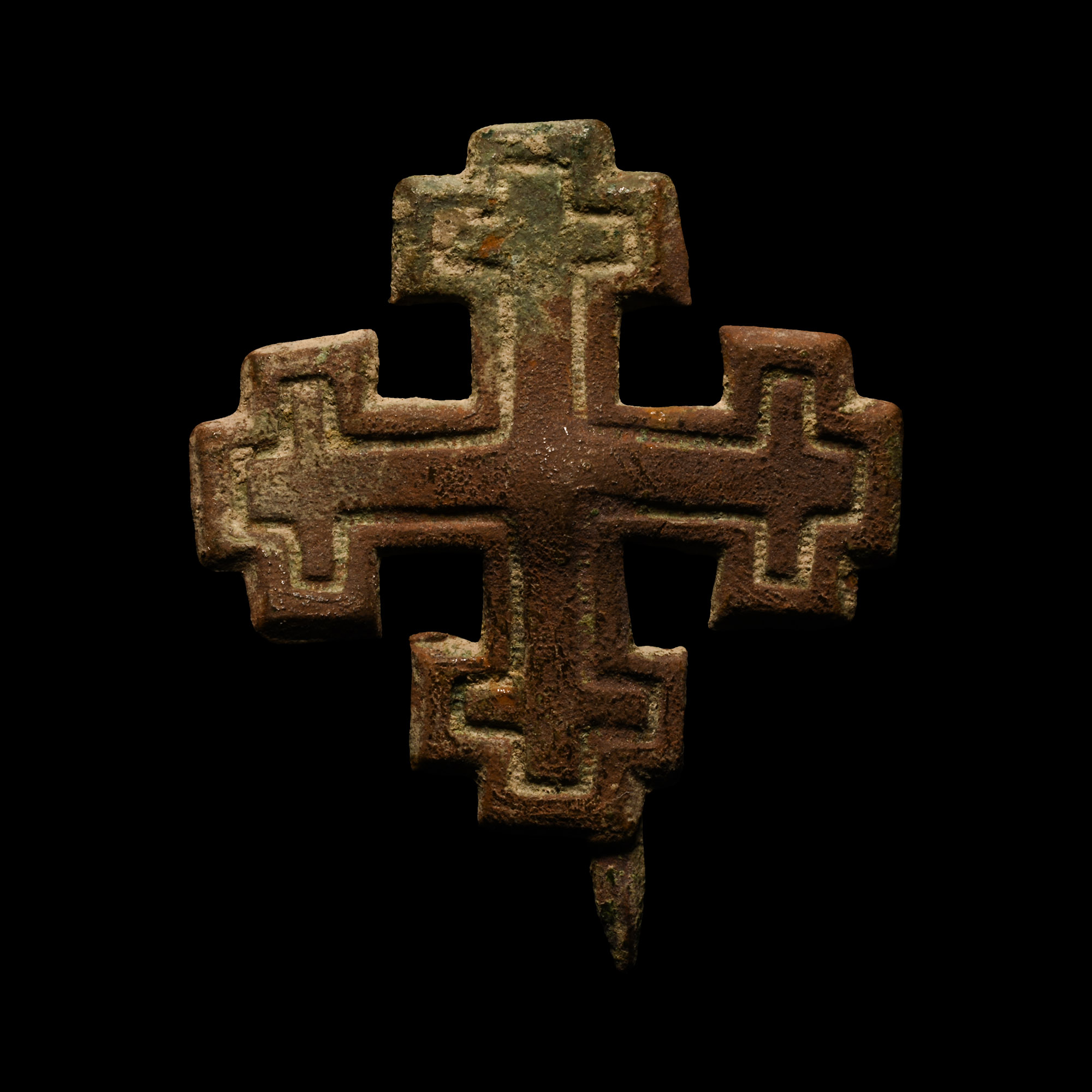 Medieval Bronze Knight's Holy Sepulchre Badge