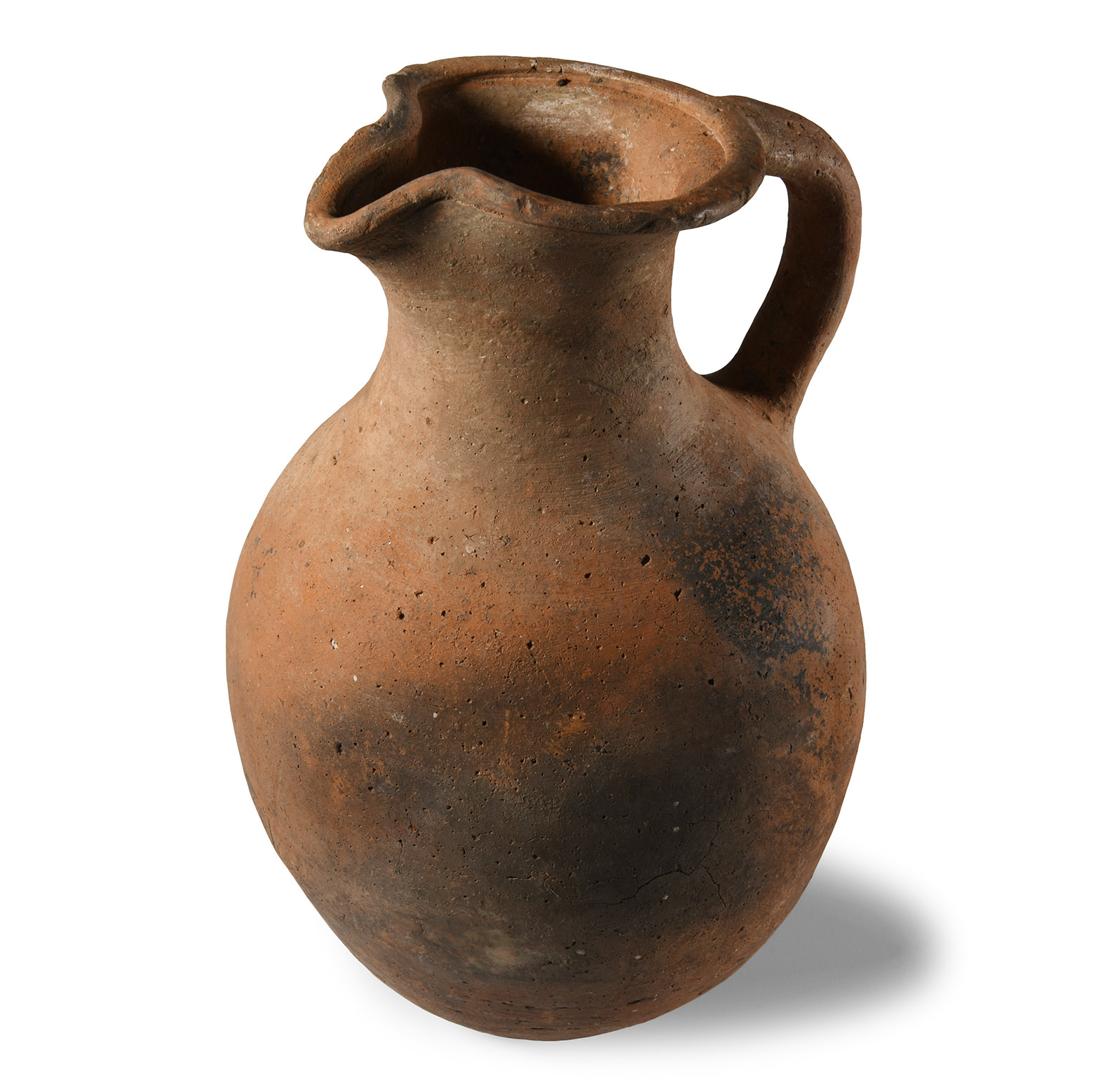Roman Redware Jug with Trefoil Mouth