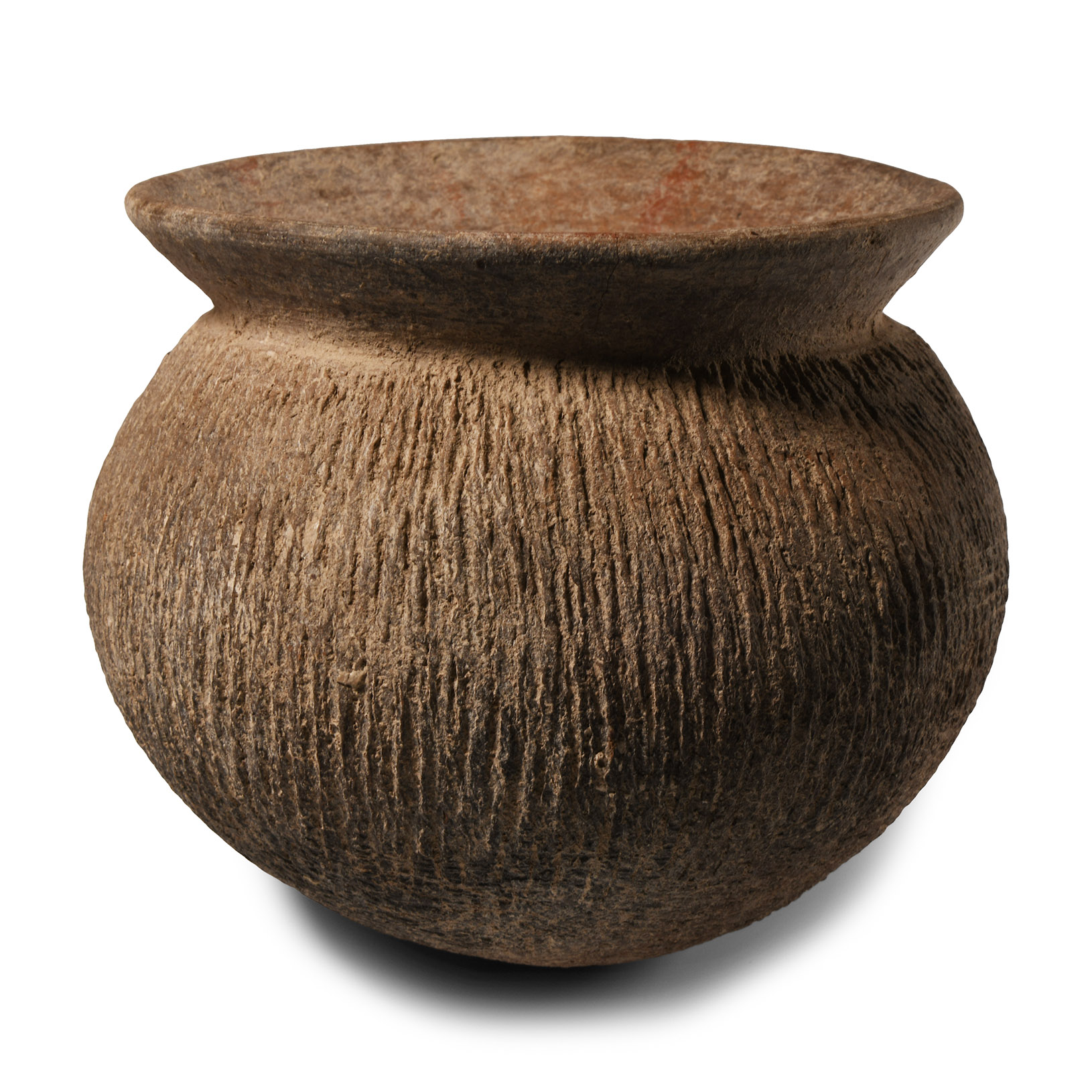 Siam Leather-Look Pottery Vessel