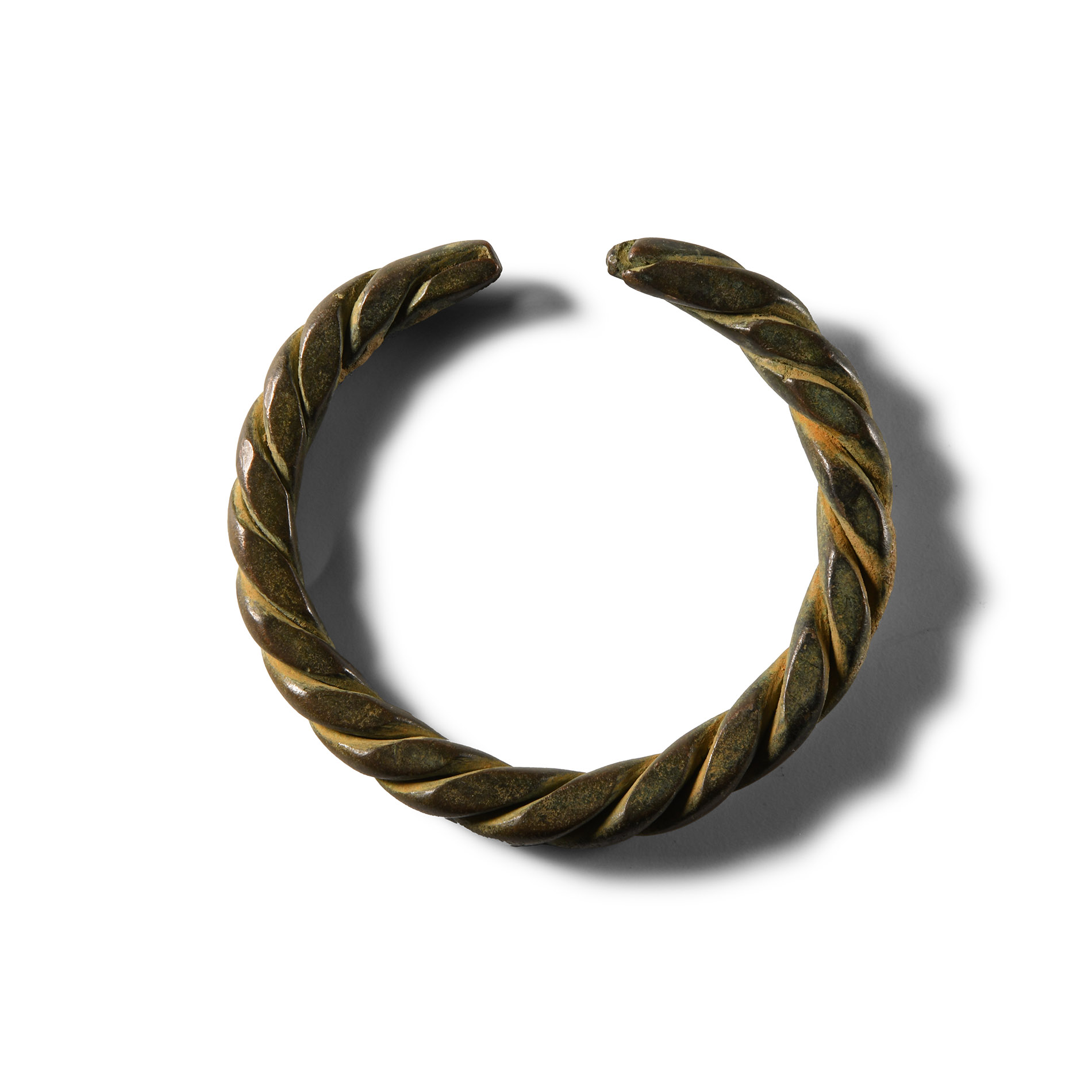 Viking Age Bronze Twisted Bracelet