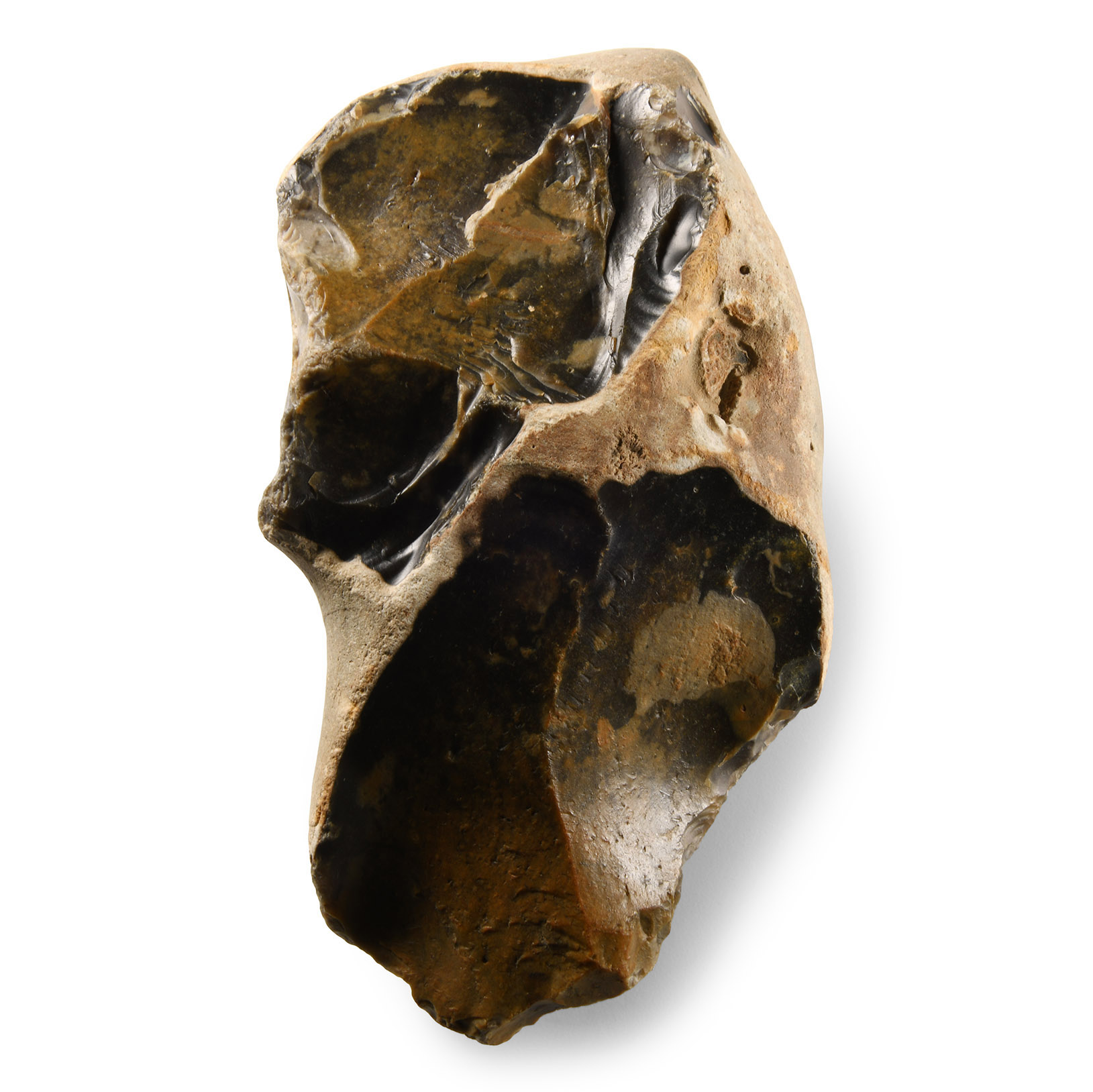 Massive Stone Age 'Happisburgh Type' Knapped Flint Handaxe
