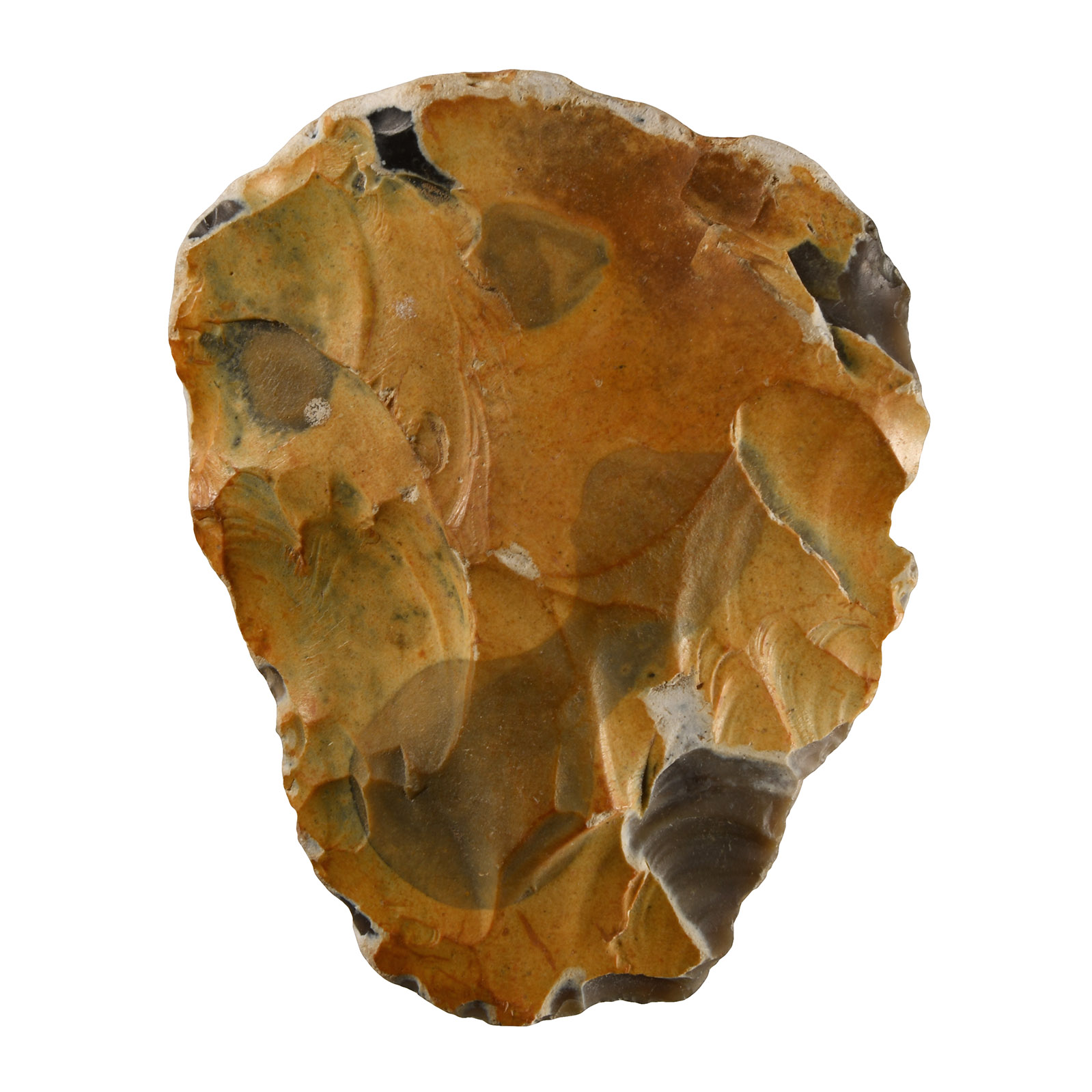 Stone Age 'Bacton' Knapped Flint Handaxe