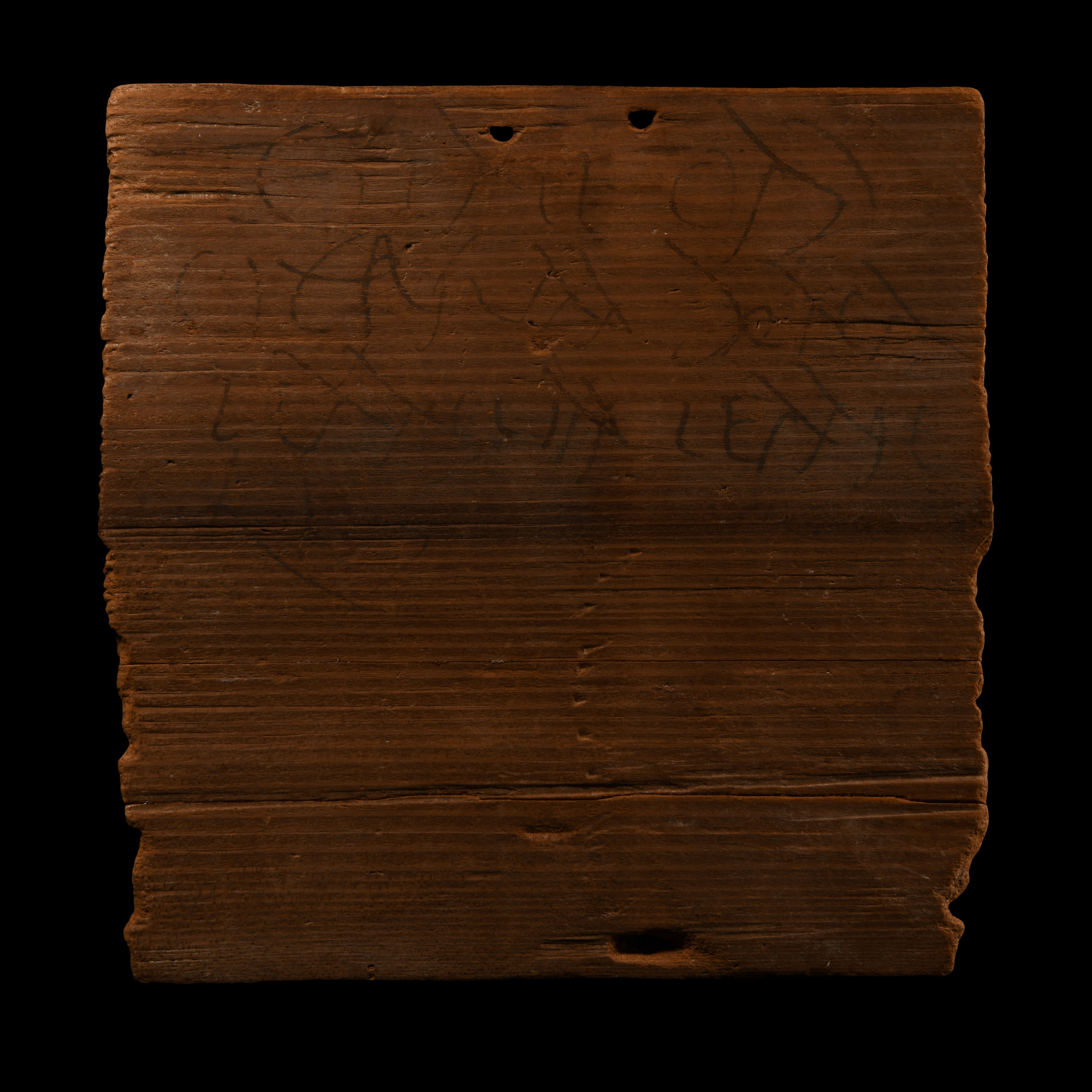 Roman Inscribed Wooden Wax Tablet, a Legal Document