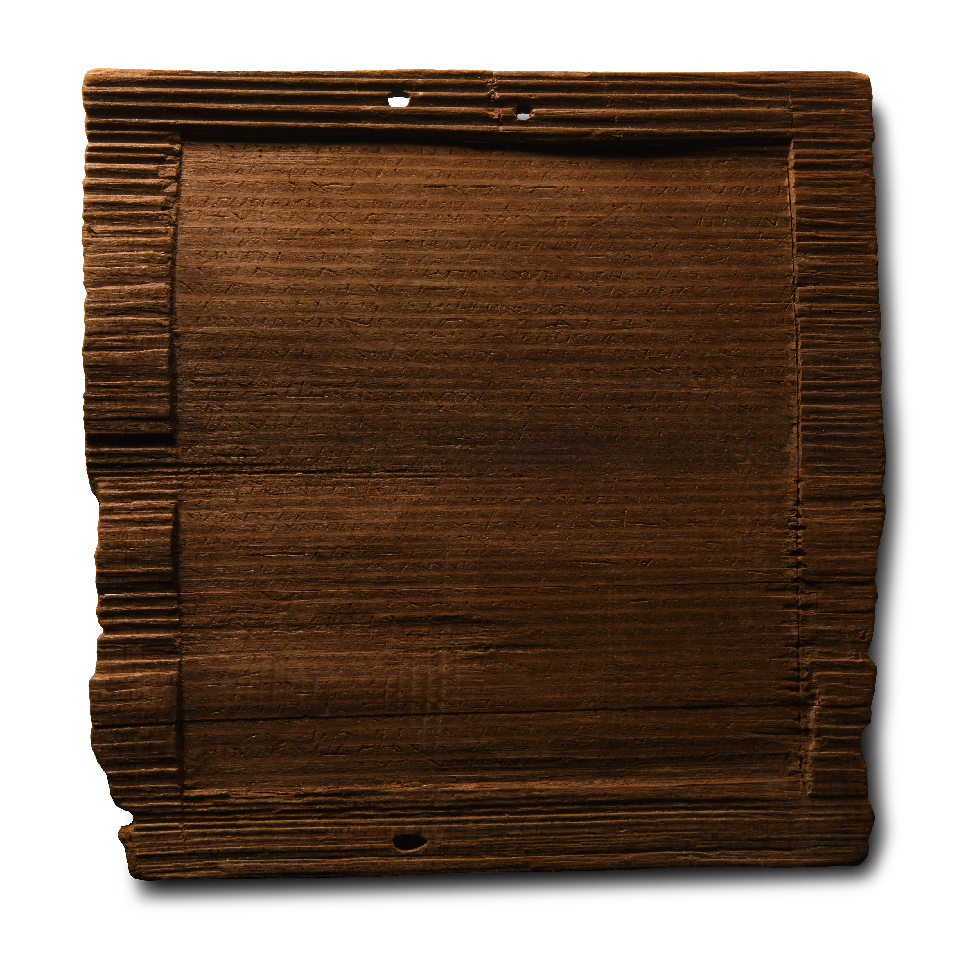 Roman Inscribed Wooden Wax Tablet, a Legal Document
