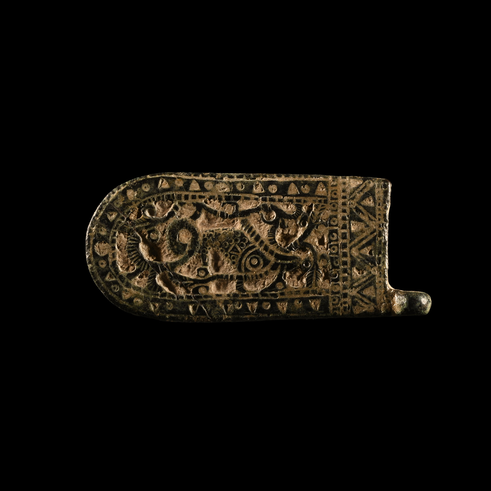 Byzantine Belt Mount with Animal