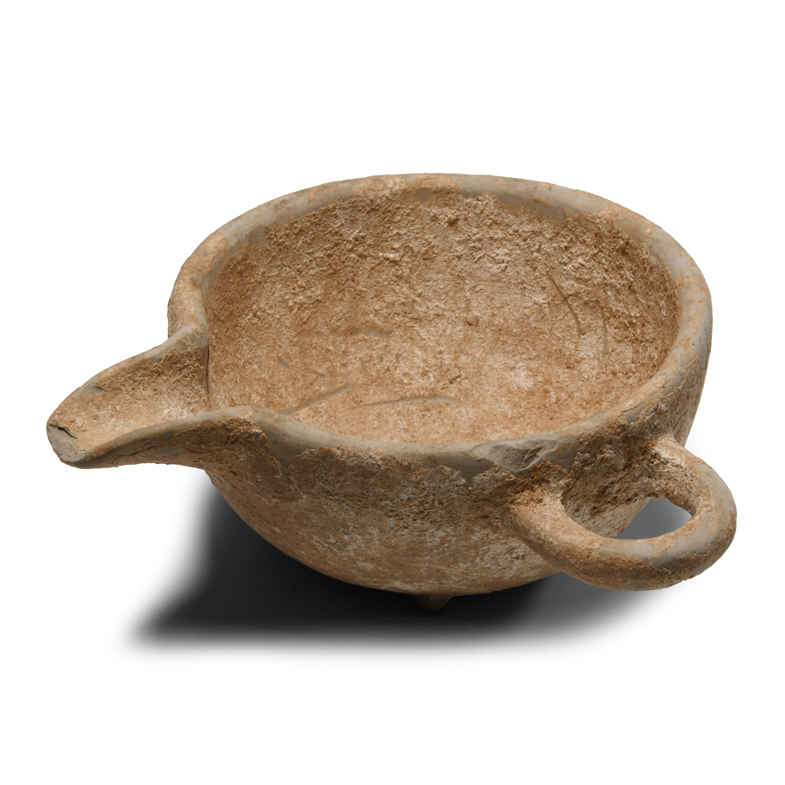 Luristan Spouted Terracotta Bowl