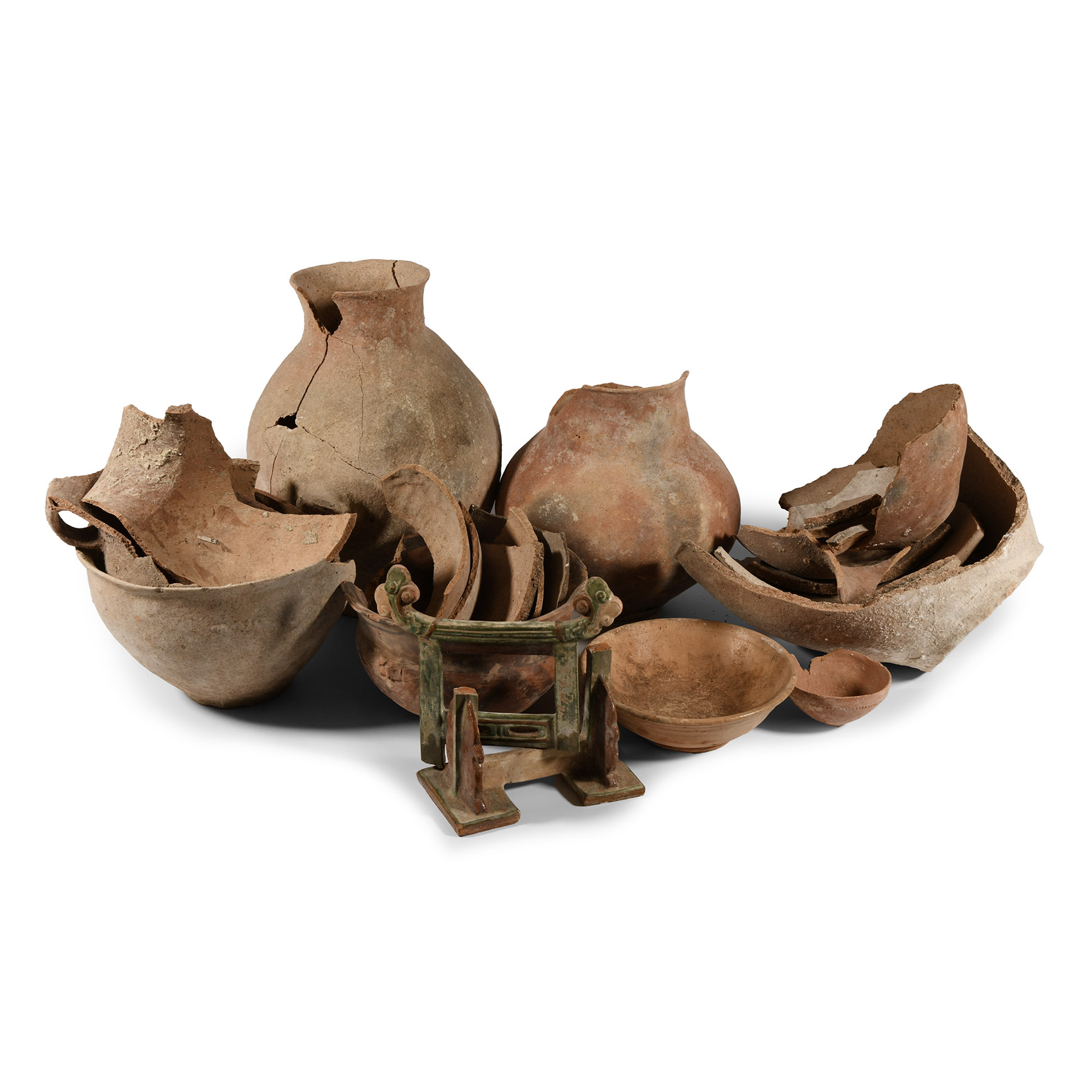 Holy Land and Other Terracotta Pottery Group
