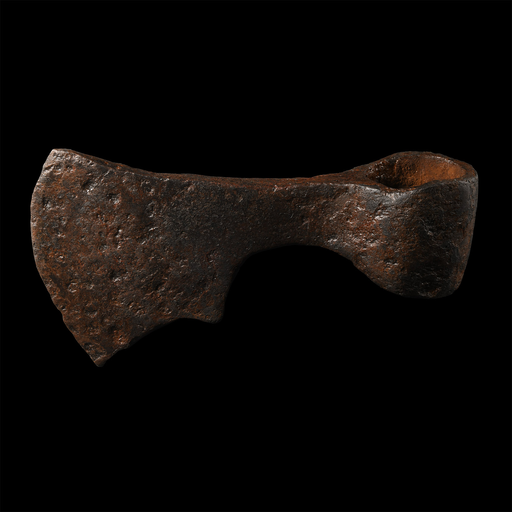 Viking Iron Bearded Axehead