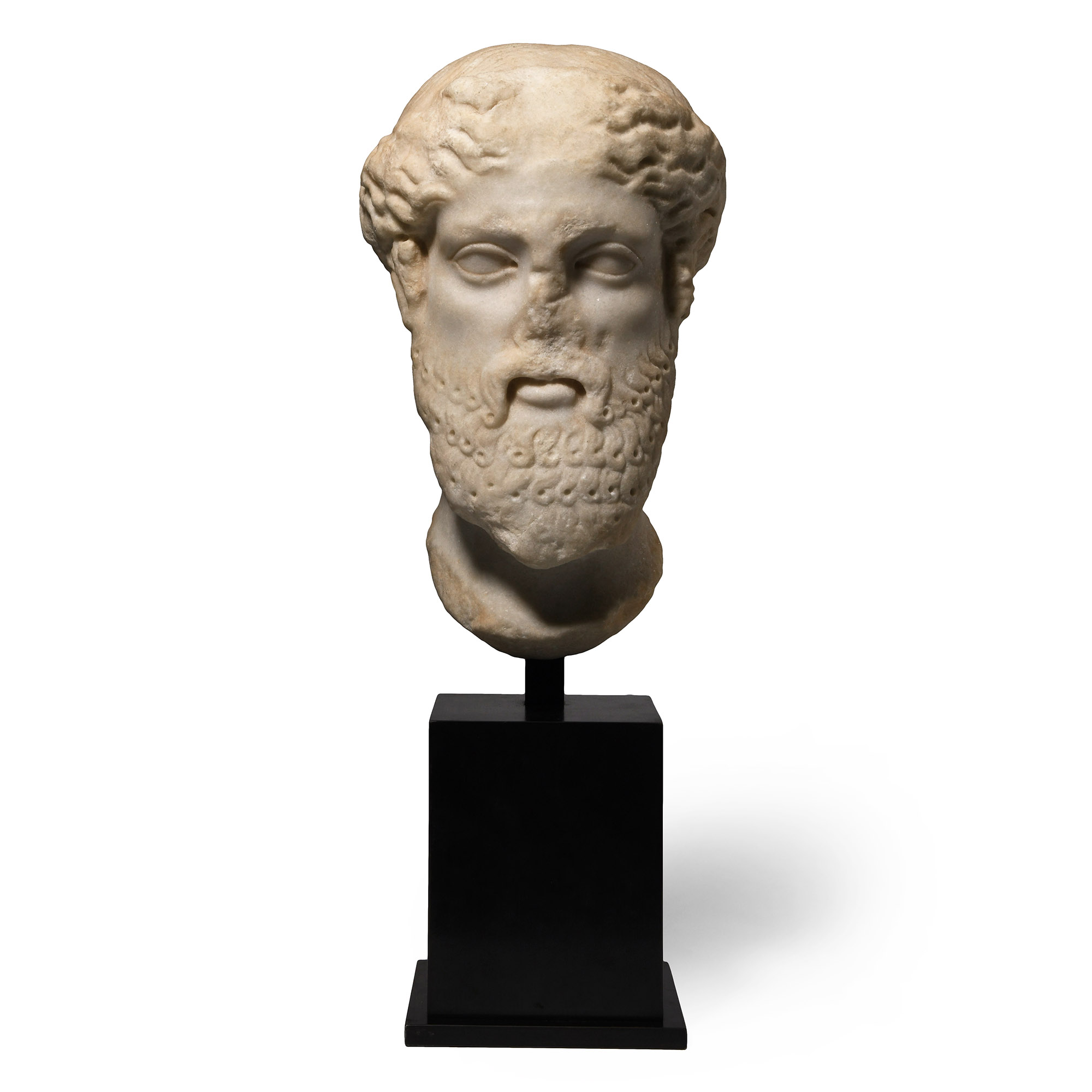 Roman Marble Head of Dionysus