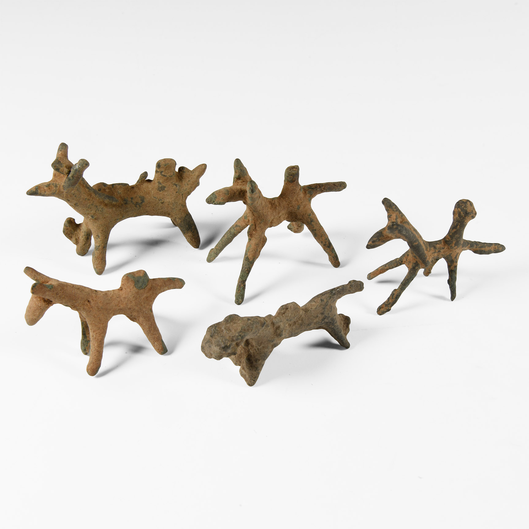 Luristan Bronze Votive Animal Group