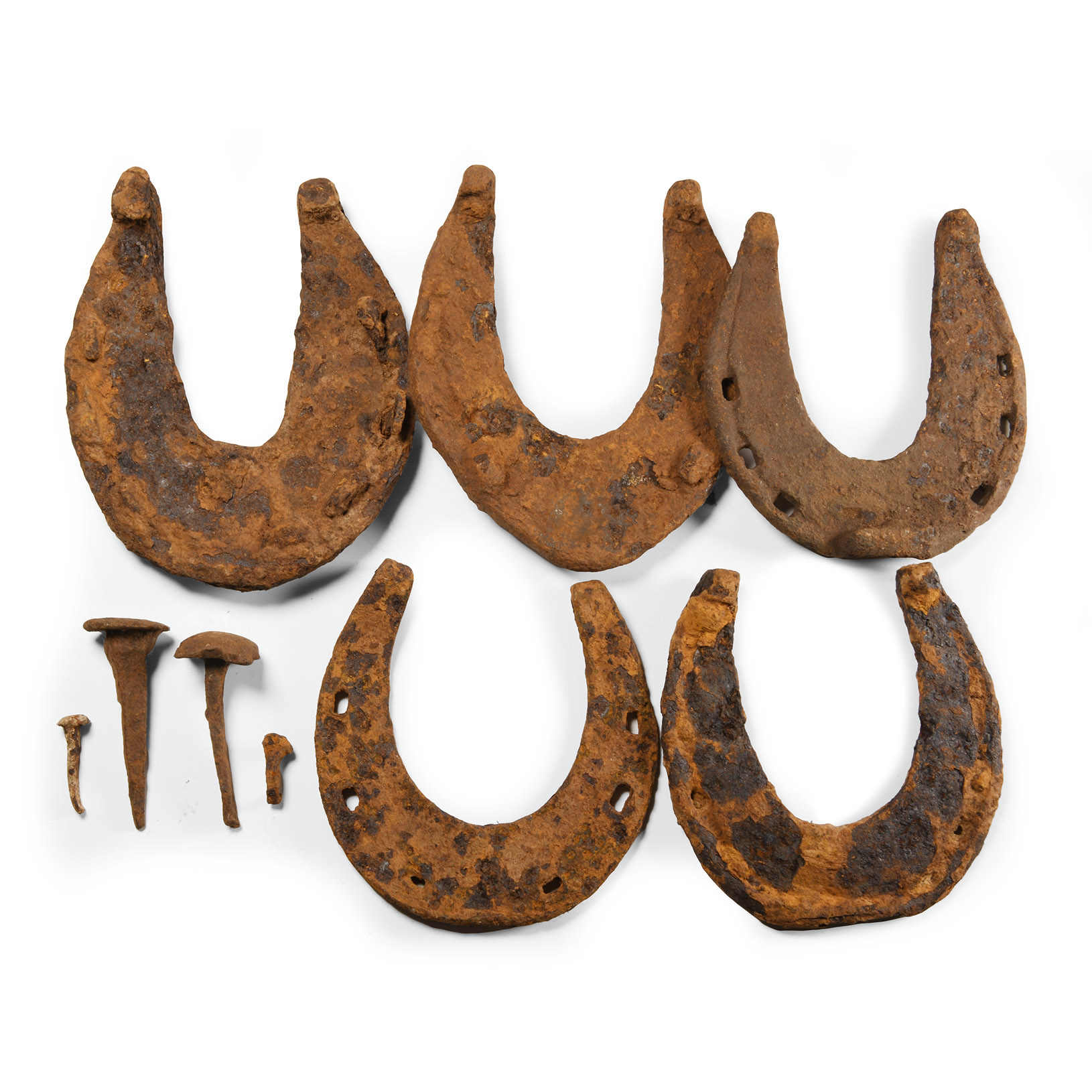Medieval Iron Horseshoe Group