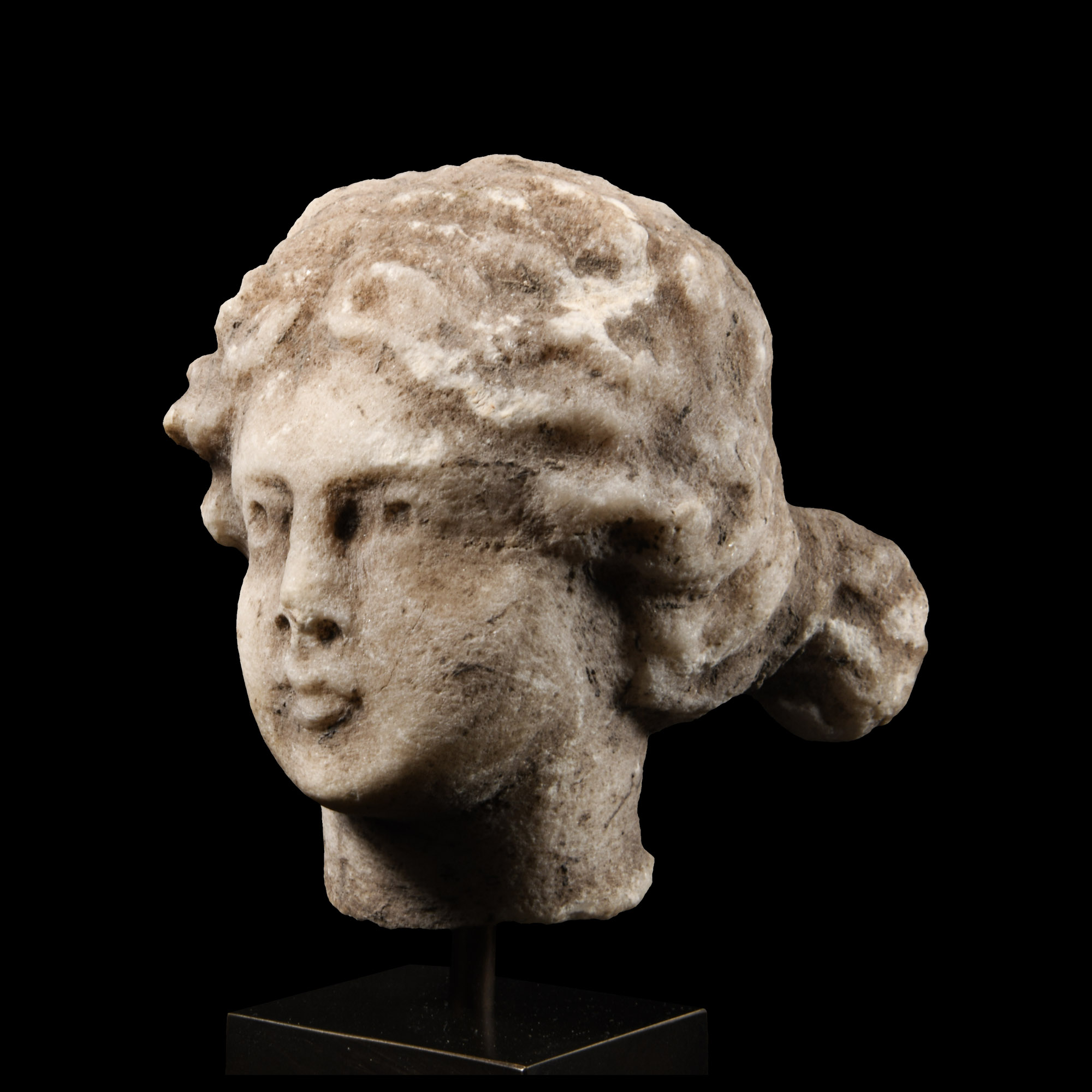 Roman Marble Female Head