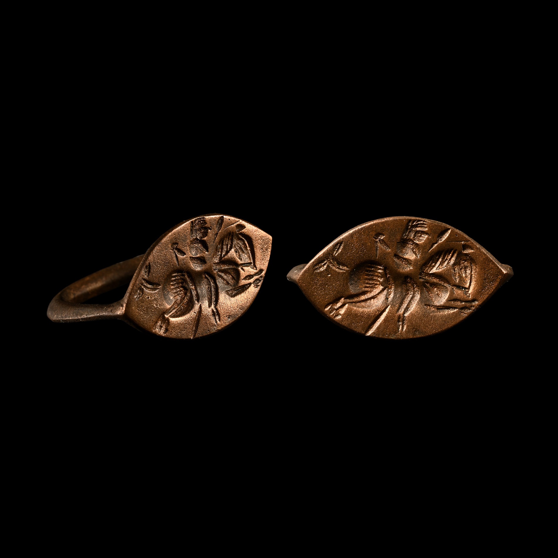 Western Asiatic Ring with Horse and Rider