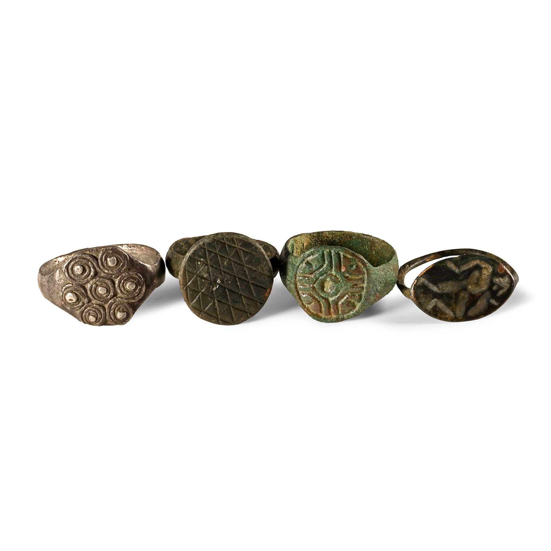 Western Asiatic Silver and Bronze Ring Collection