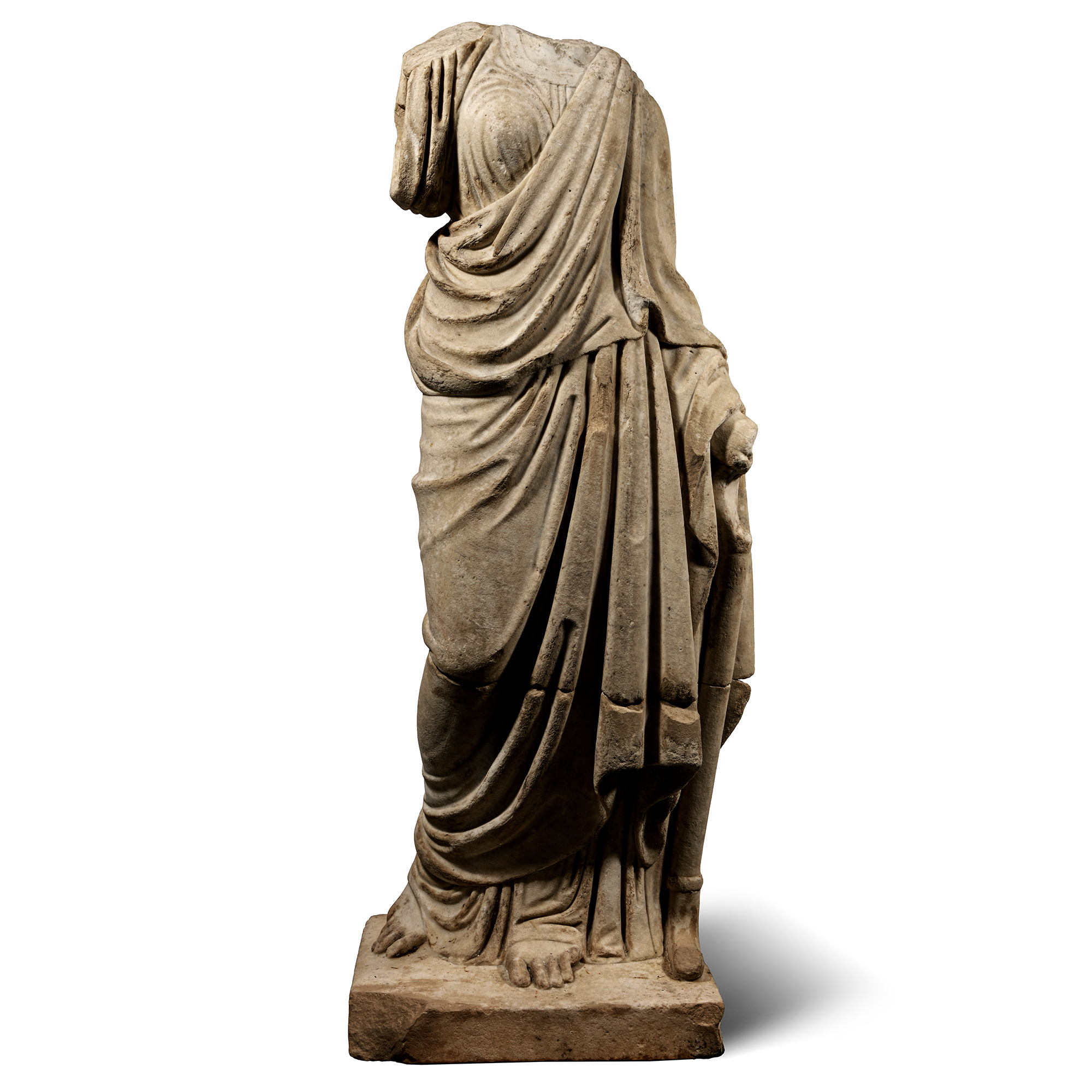 Marble Statue of a Goddess
