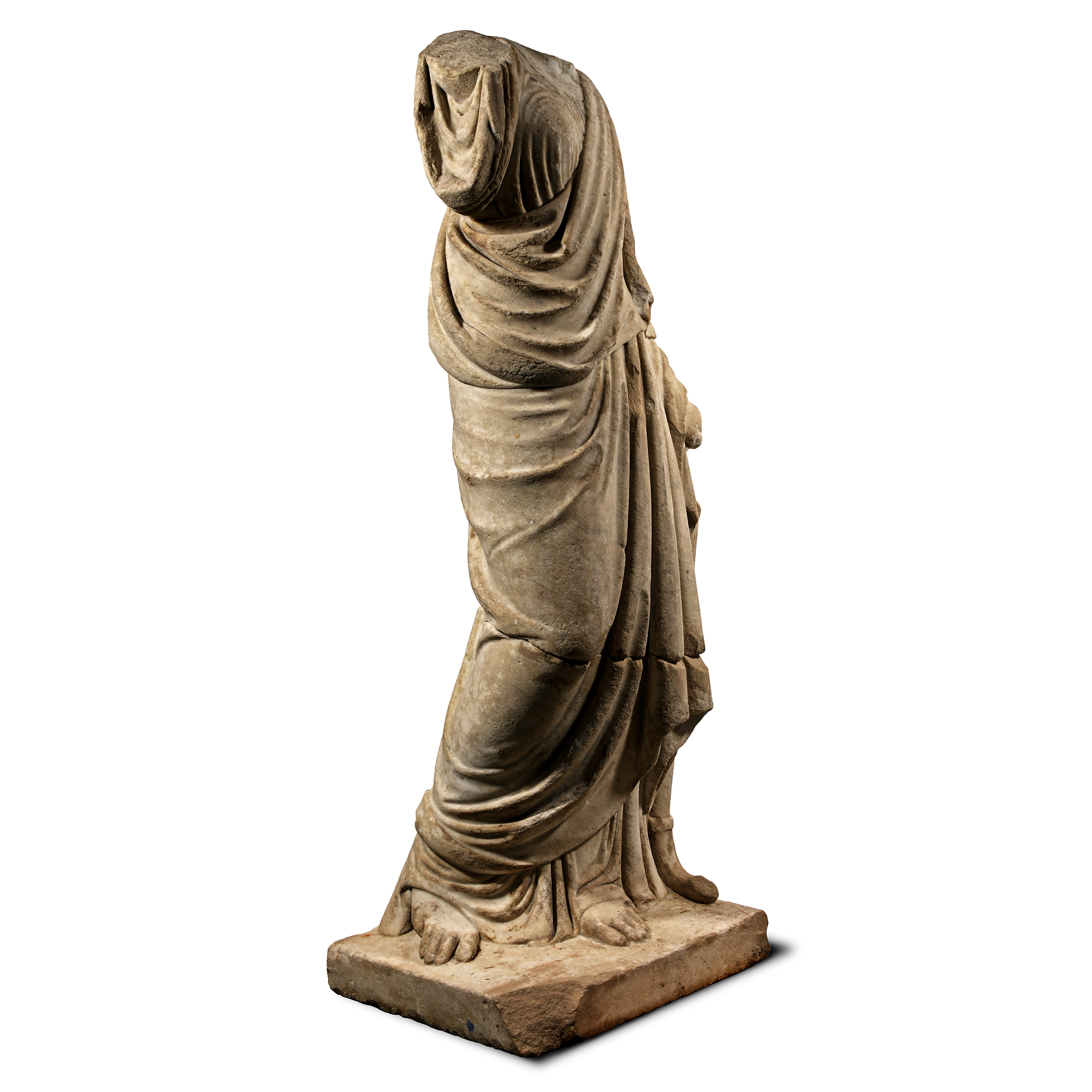 Marble Statue of a Goddess