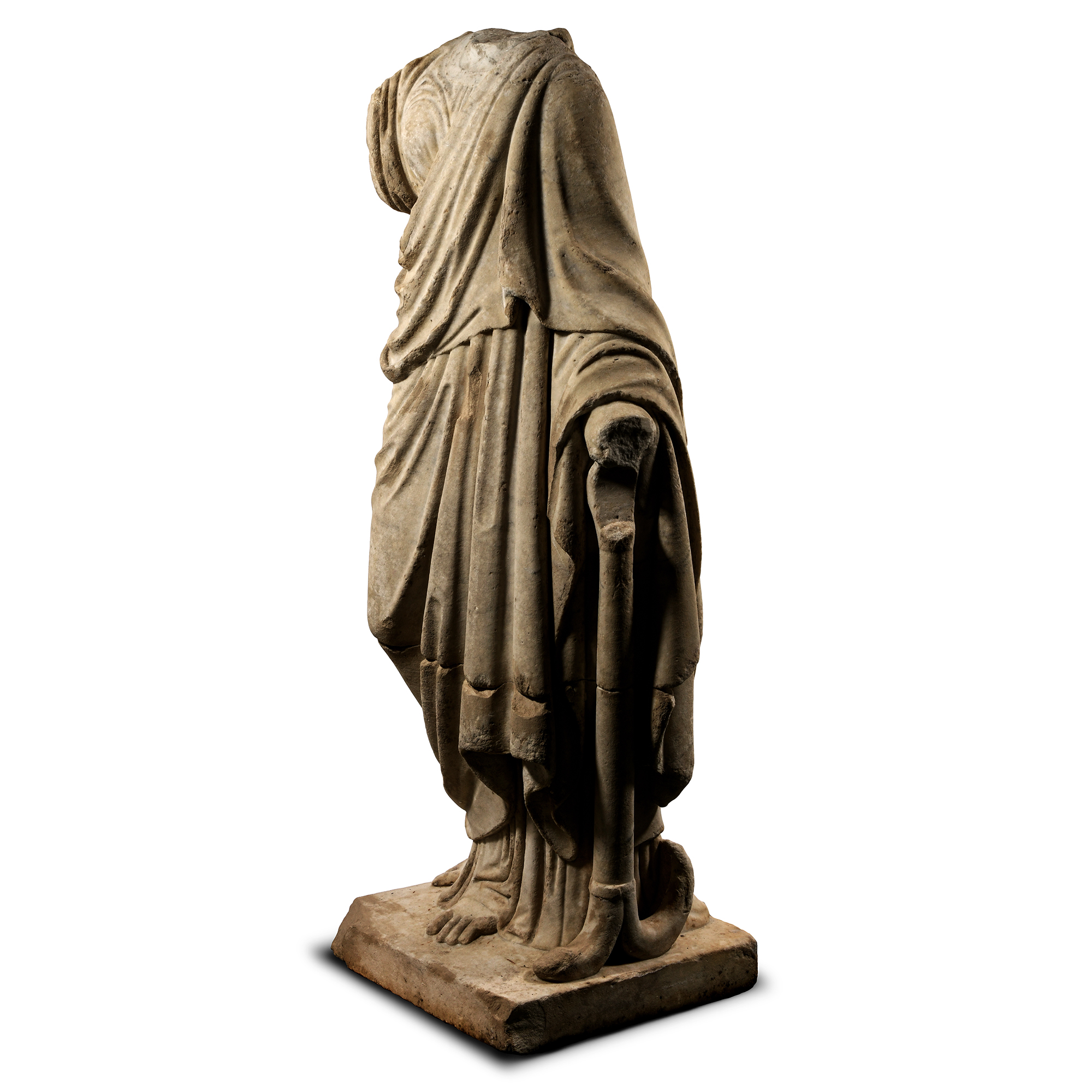 Marble Statue of a Goddess