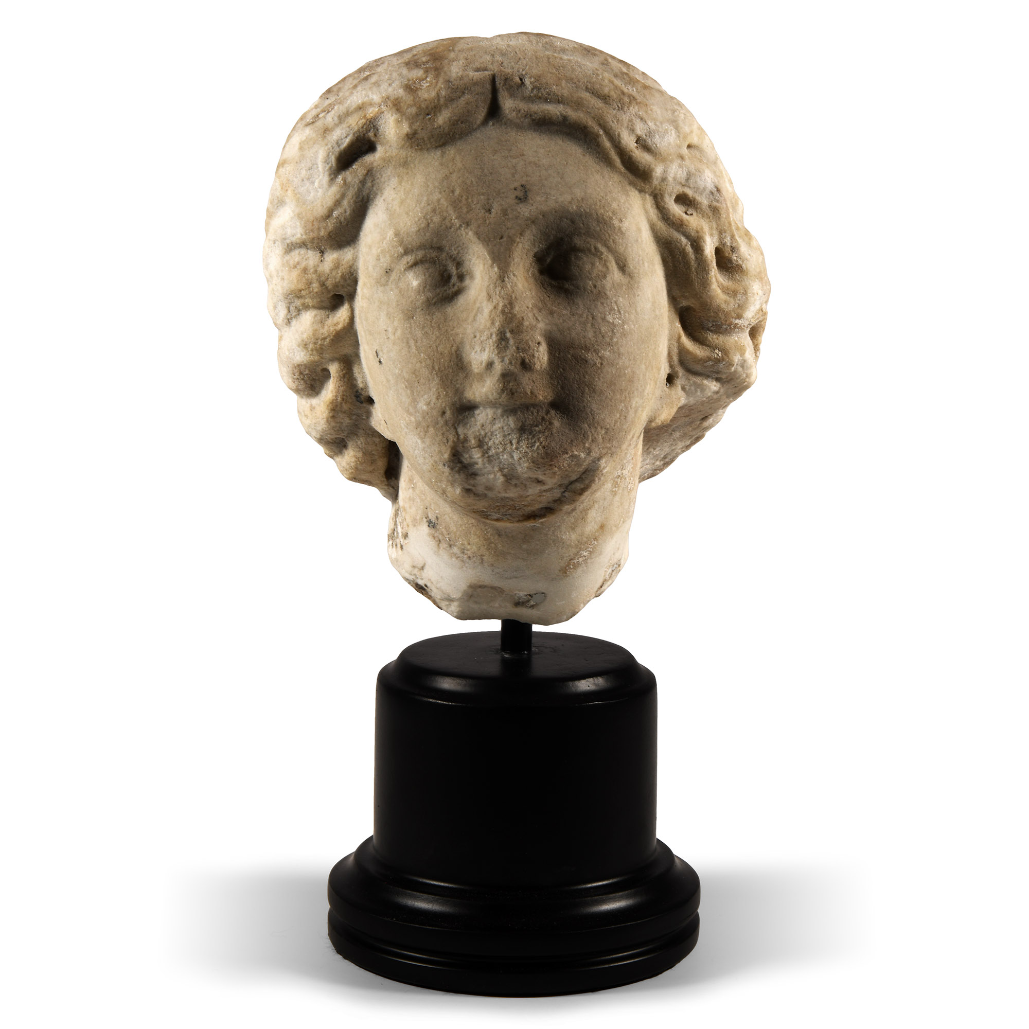 Roman Marble Statue Head