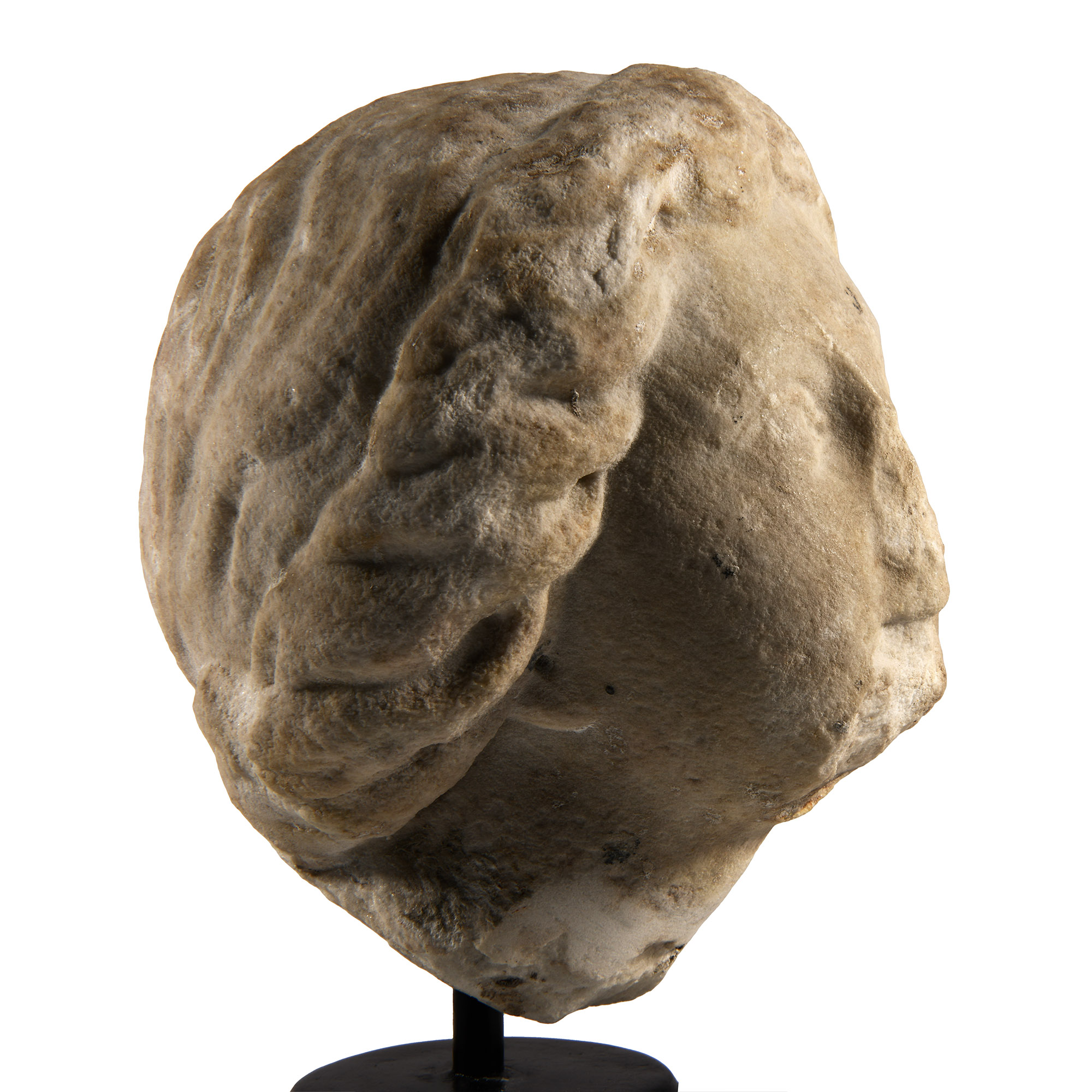 Roman Marble Statue Head
