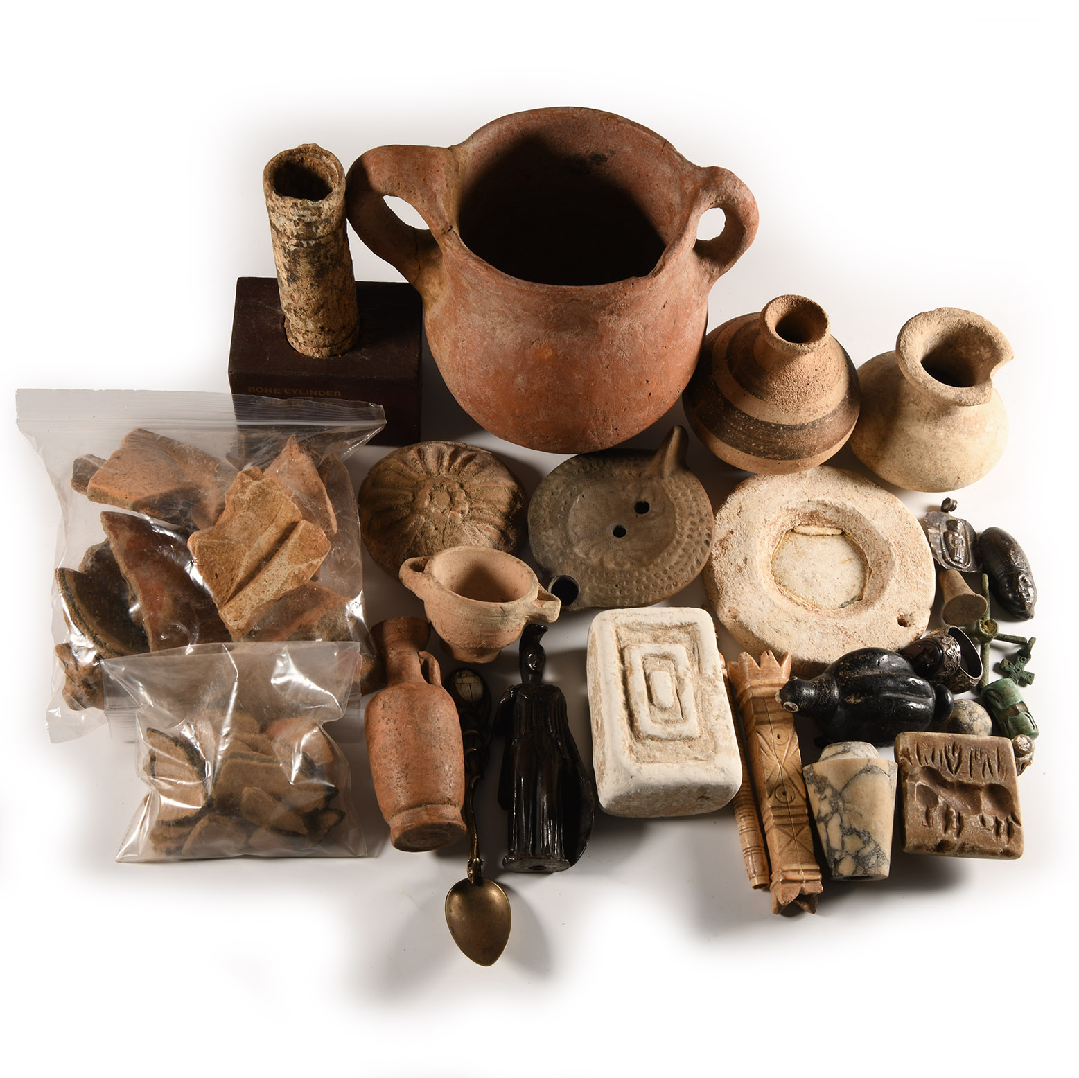 Group of Antiquities and Other Objects