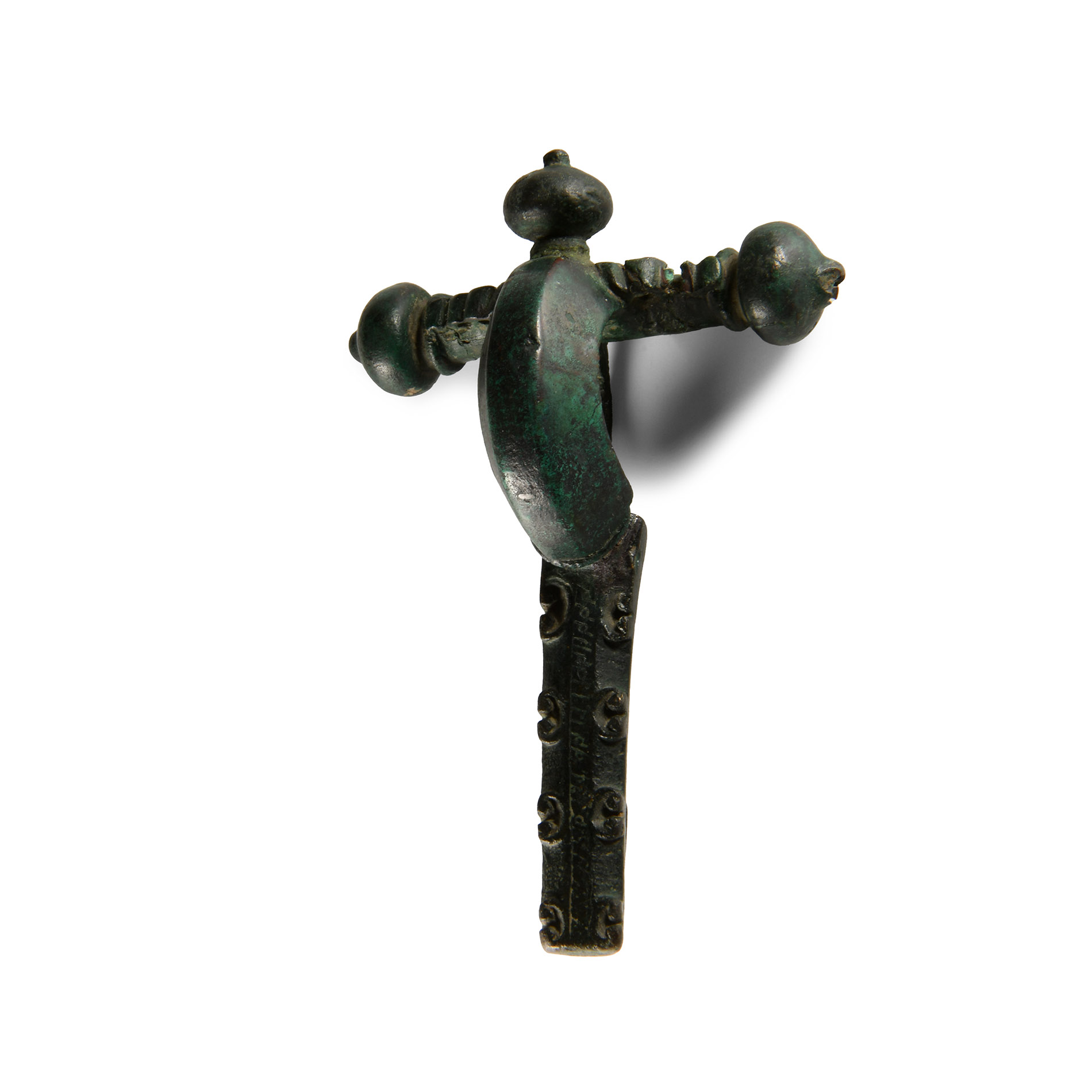 Very Large Roman Bronze Crossbow Brooch