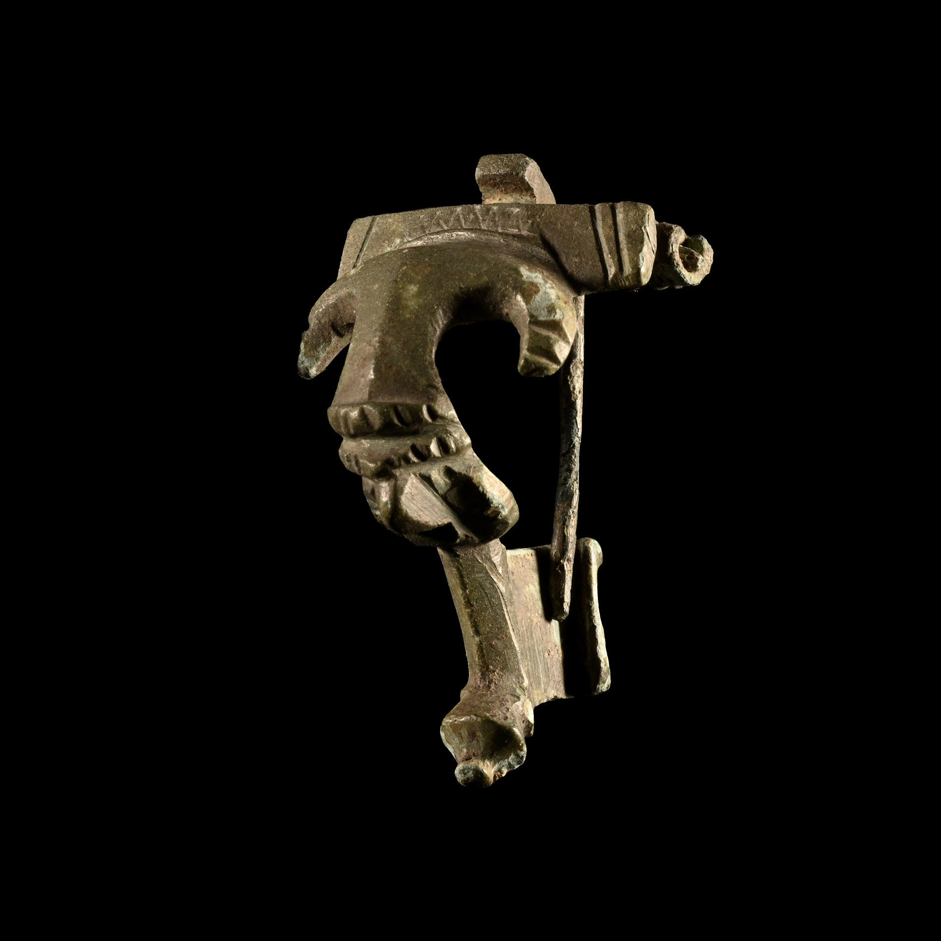 Roman Bronze Bow Brooch