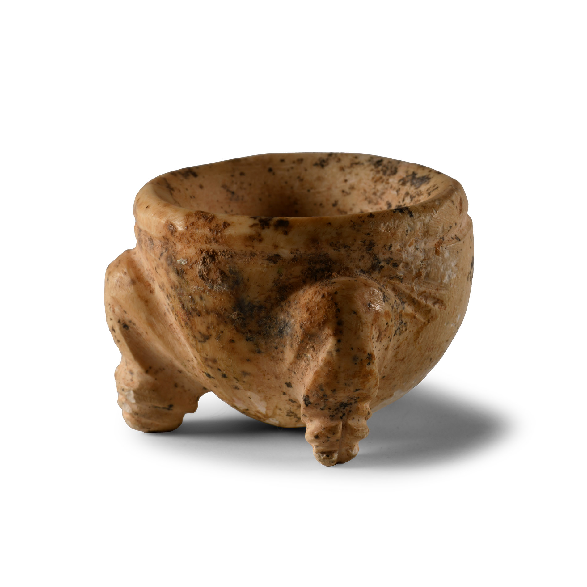 Western Asiatic Alabaster Cosmetic Dish