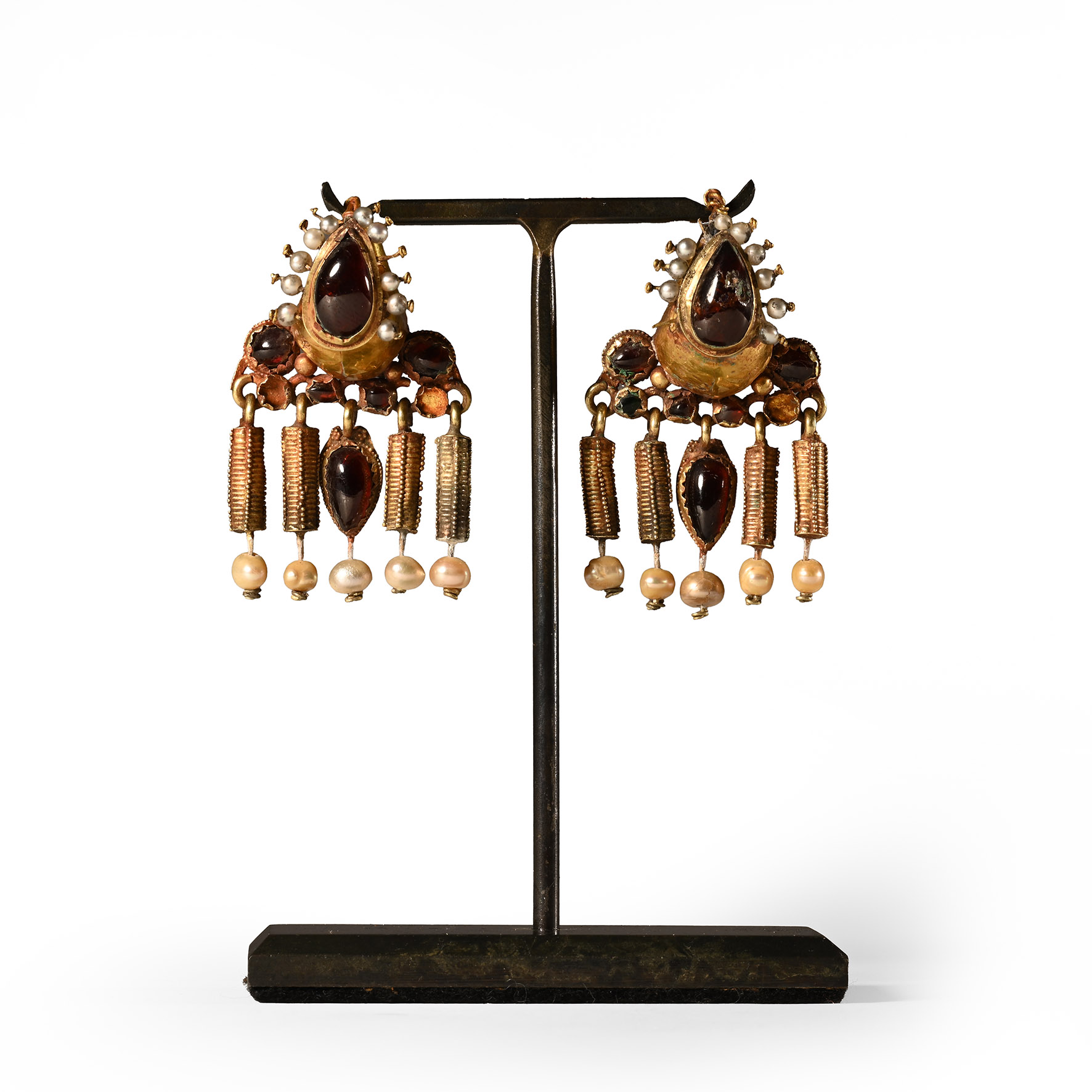 Hellenistic Gold Earring Pair