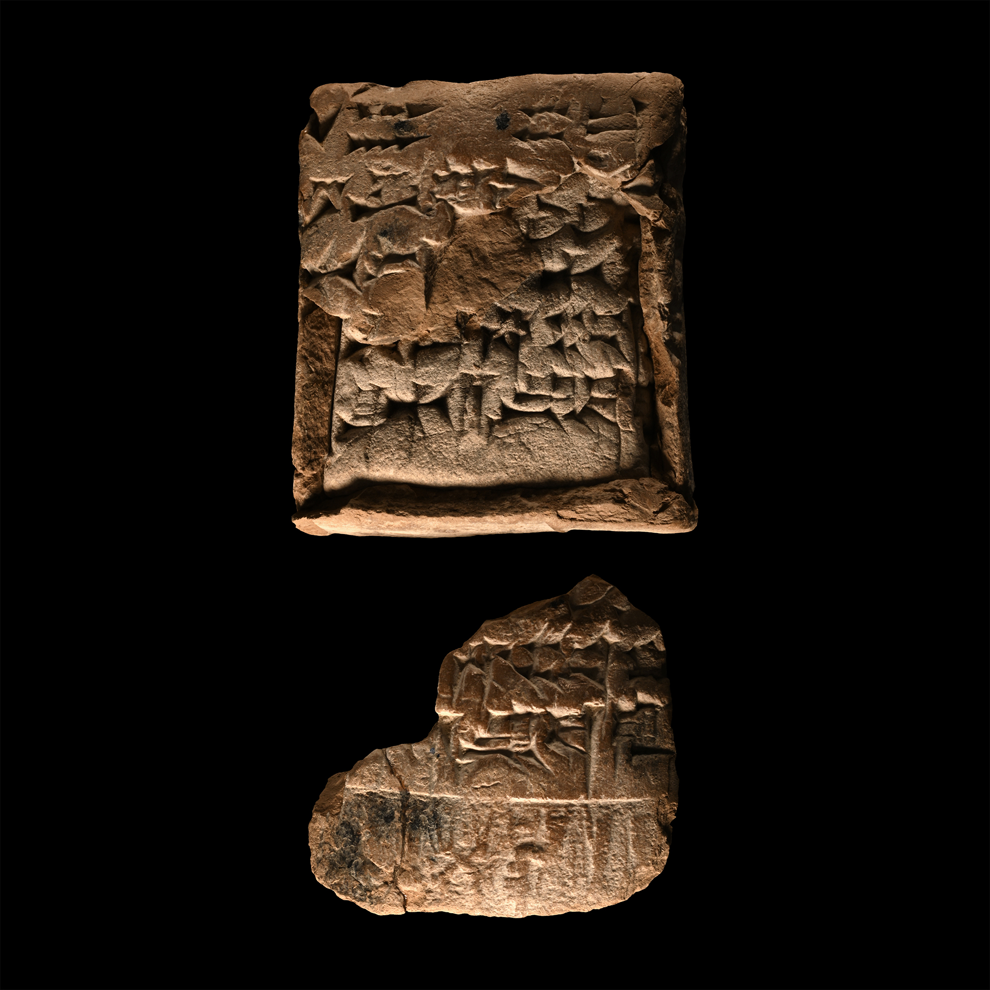 Sumerian Tablet within Envelope with Cylinder Seal Impressions