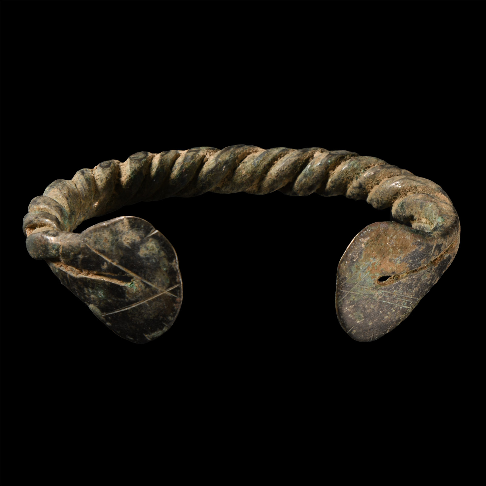 Viking Age Bronze Twisted Bracelet