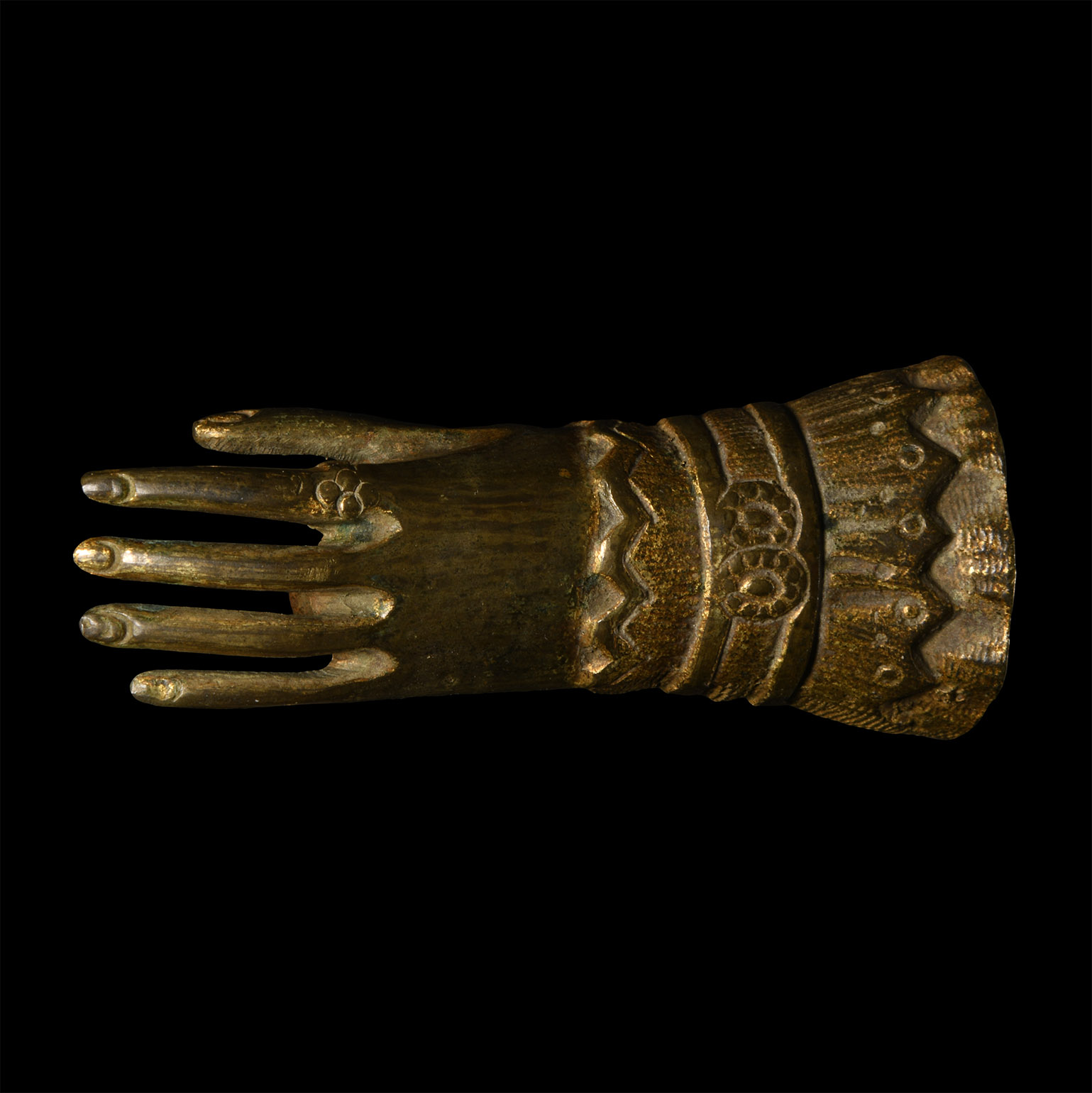 Gilt Bronze Hand Mount
