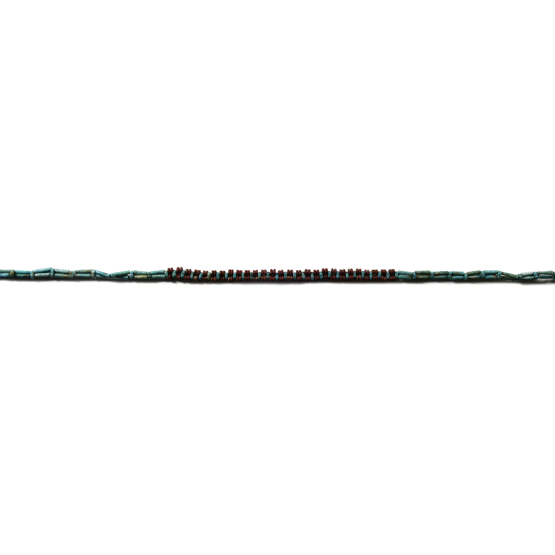 Egyptian Faience Mummy Bead Necklace