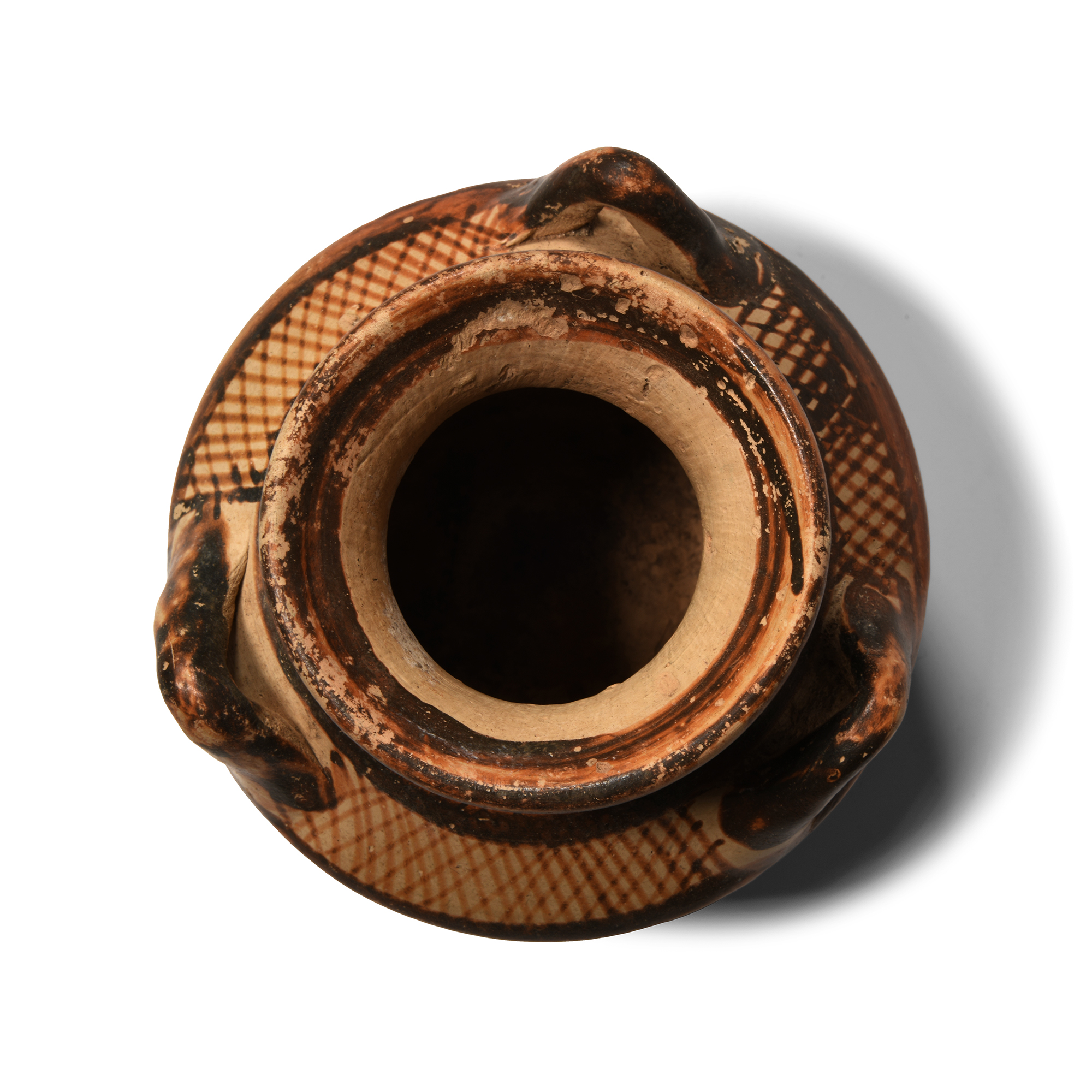 Mycenaean Painted Pottery Alabastron