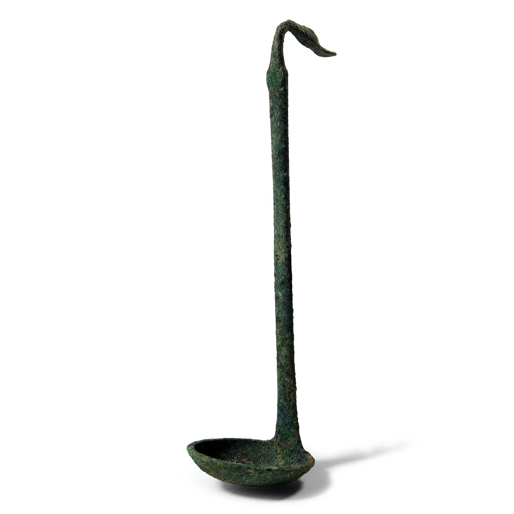 Etruscan Bronze Ladle with Duck's Head Handle