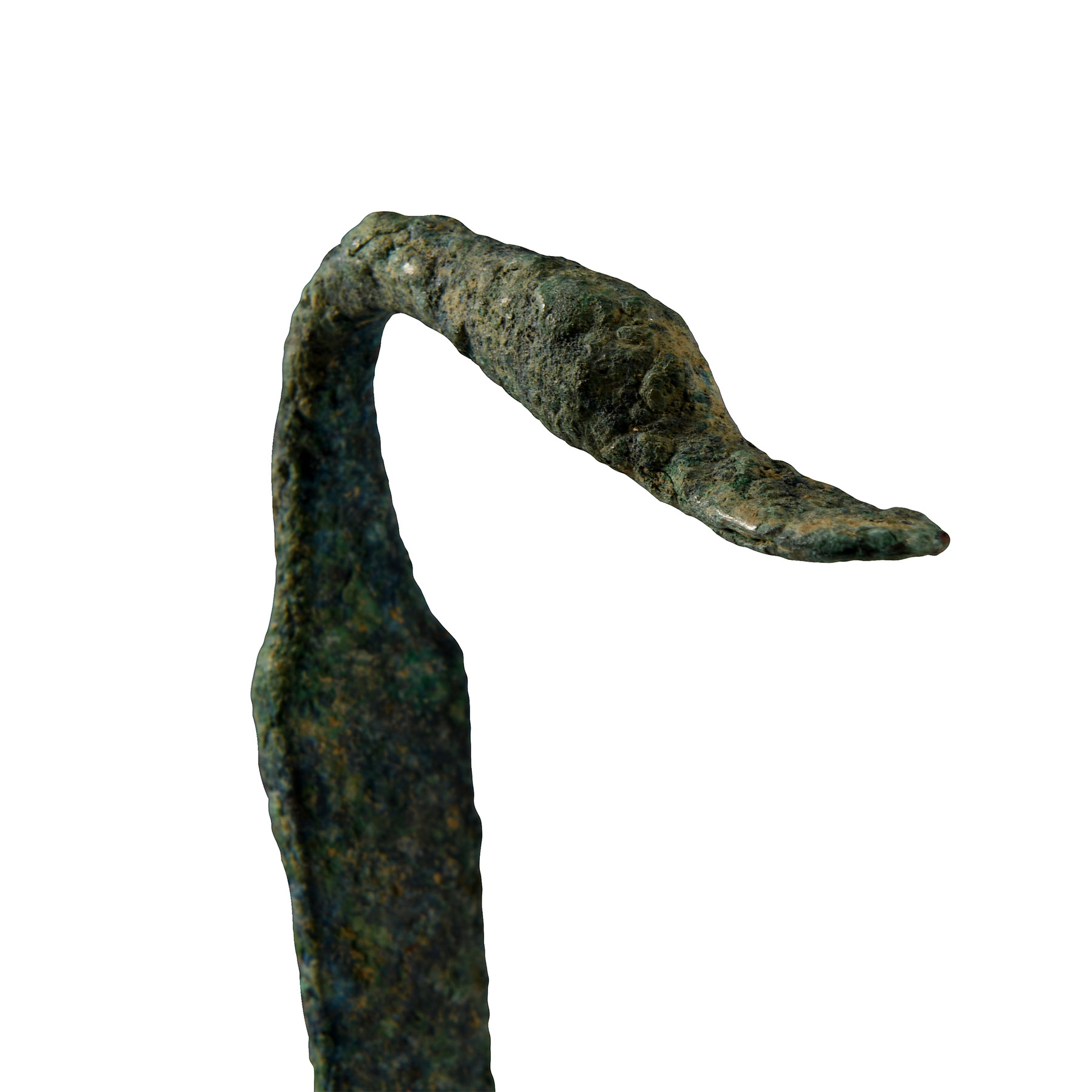Etruscan Bronze Ladle with Duck's Head Handle