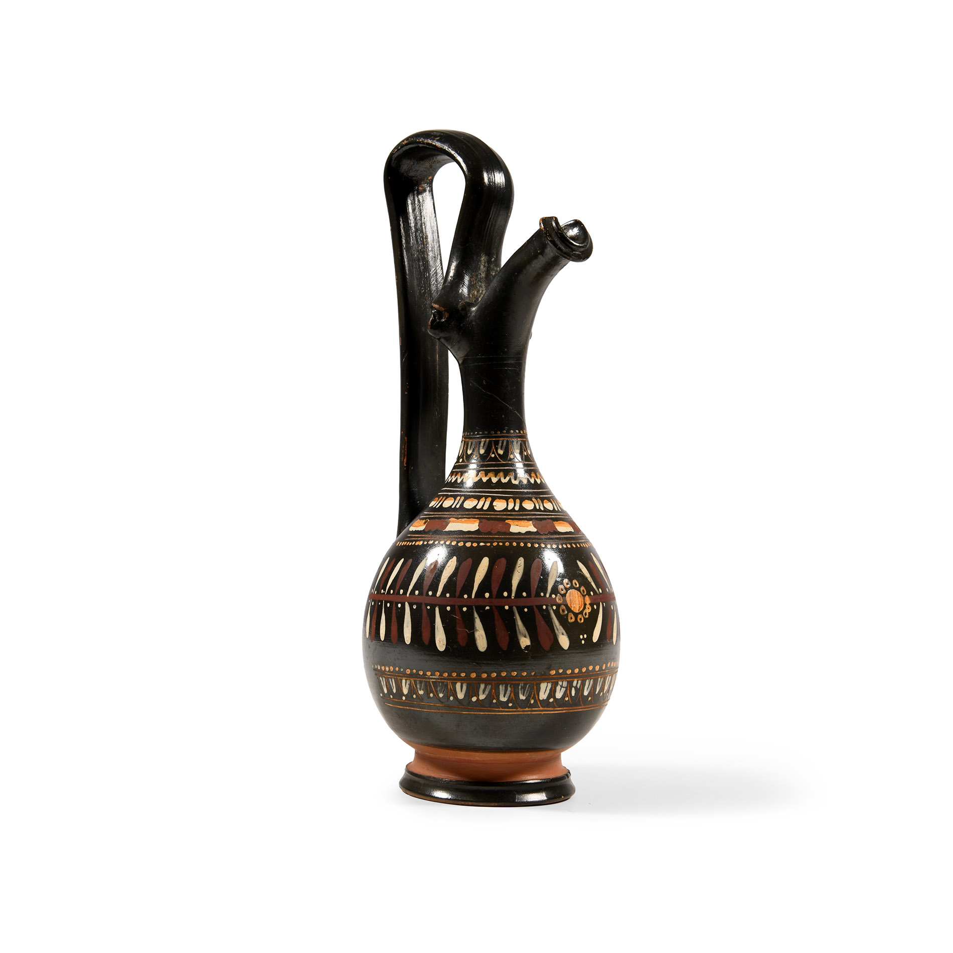 South Italian Gnathian Ware Pottery Oinochoe