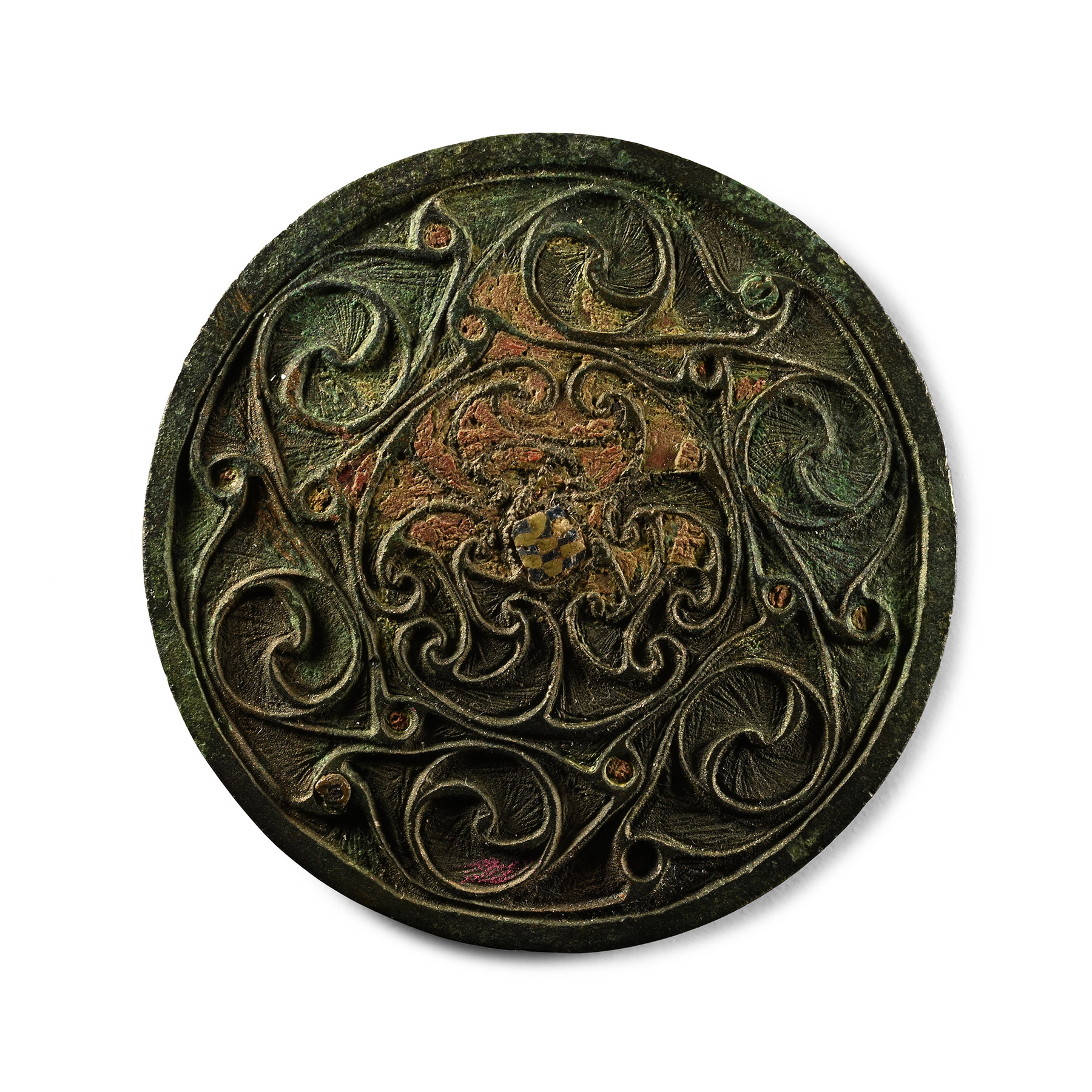'The Driffield' Anglo-Saxon Enamelled Bowl Mount