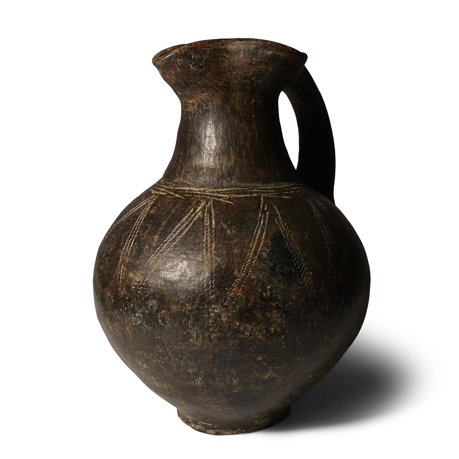 Villanovan Impasto Handled Oinochoe