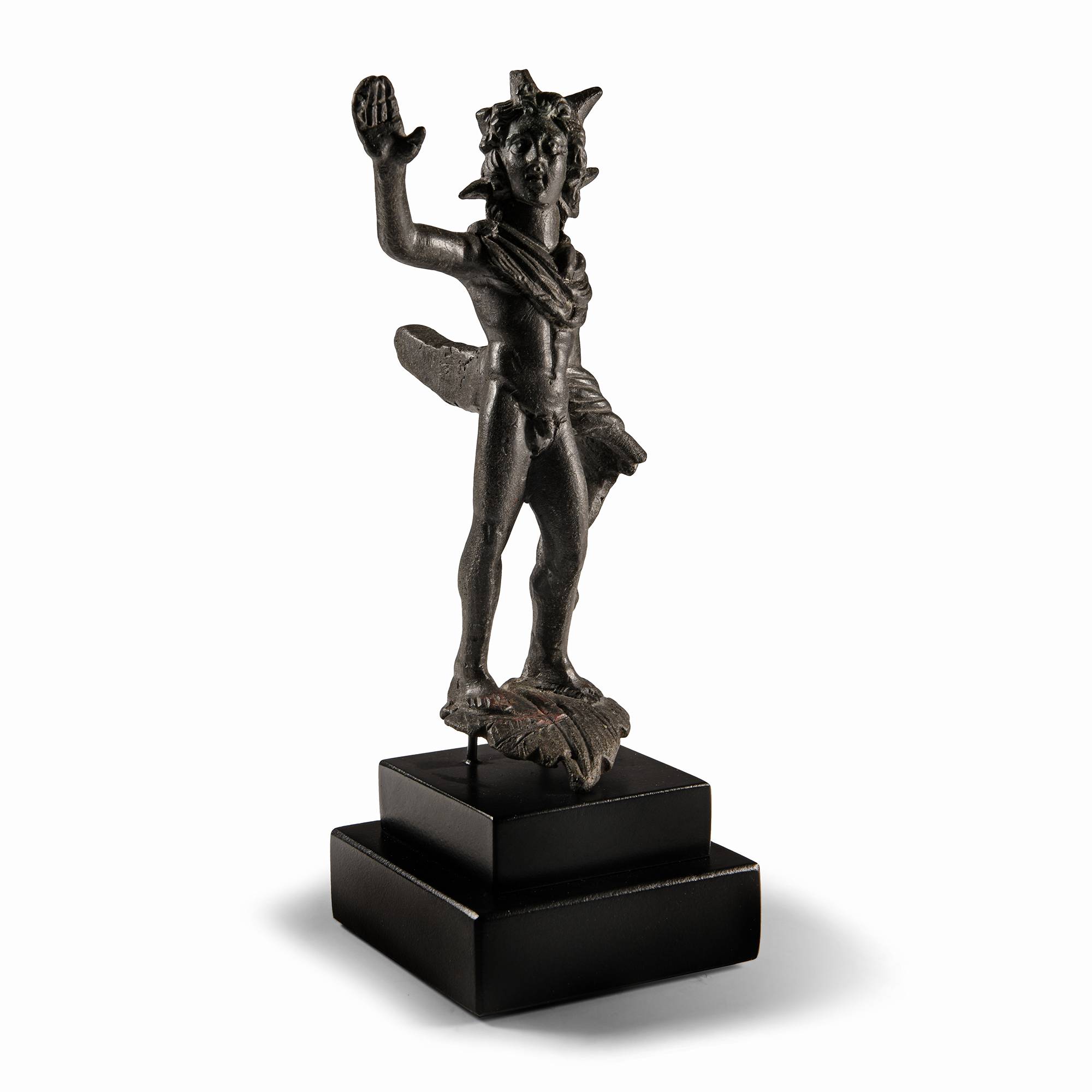 Roman Bronze Statuette of Helios-Alexander