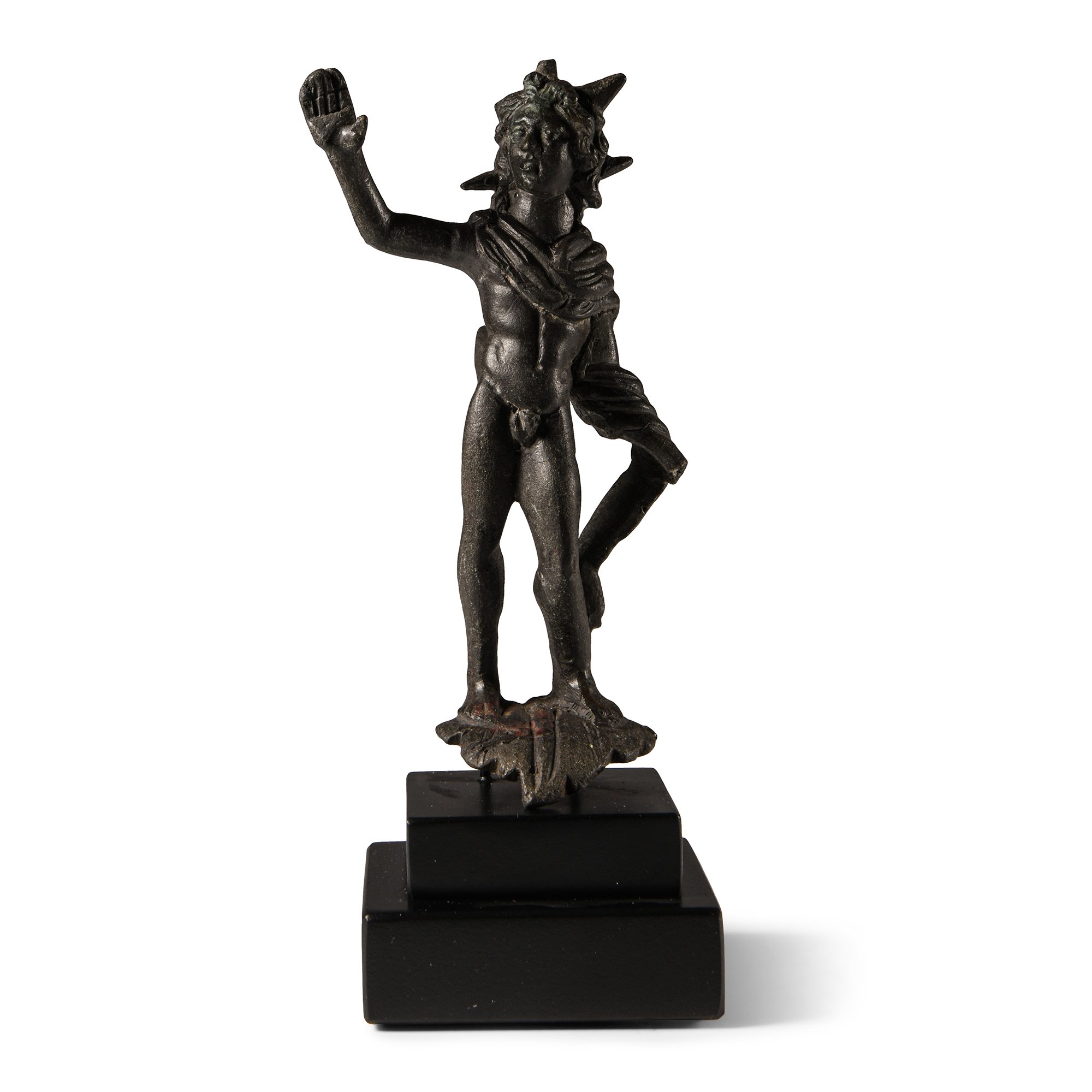 Roman Bronze Statuette of Helios-Alexander