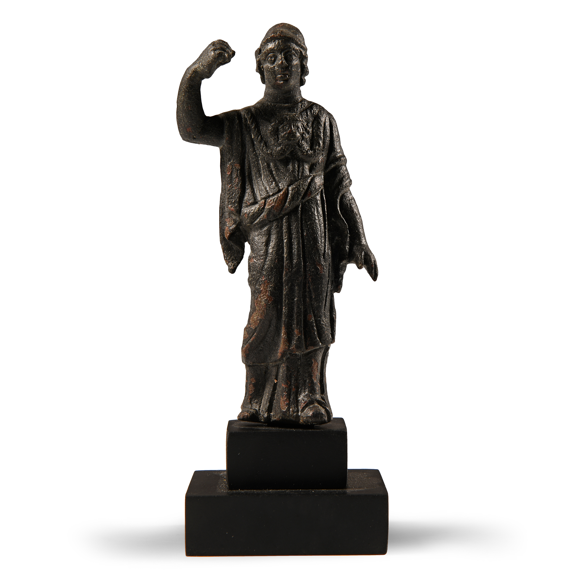 Roman Bronze Statuette of Athena