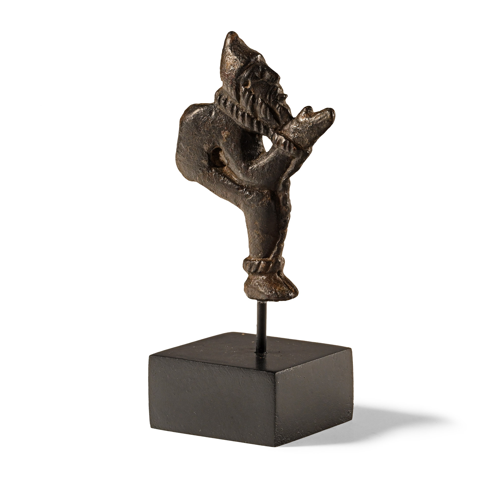 Roman Bronze Statuette of a Germanic Captive