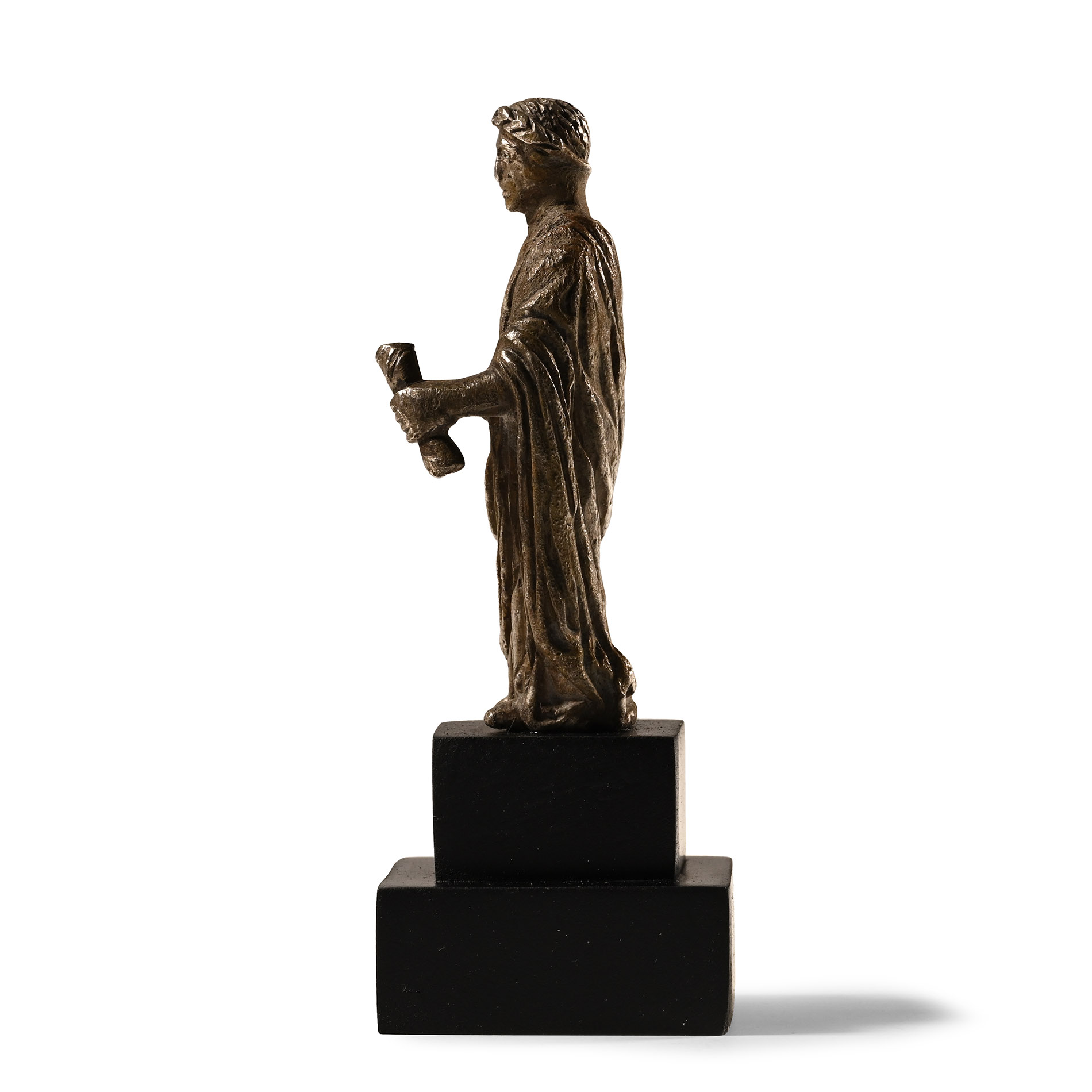 Roman Style Silver Statuette of a Magistrate