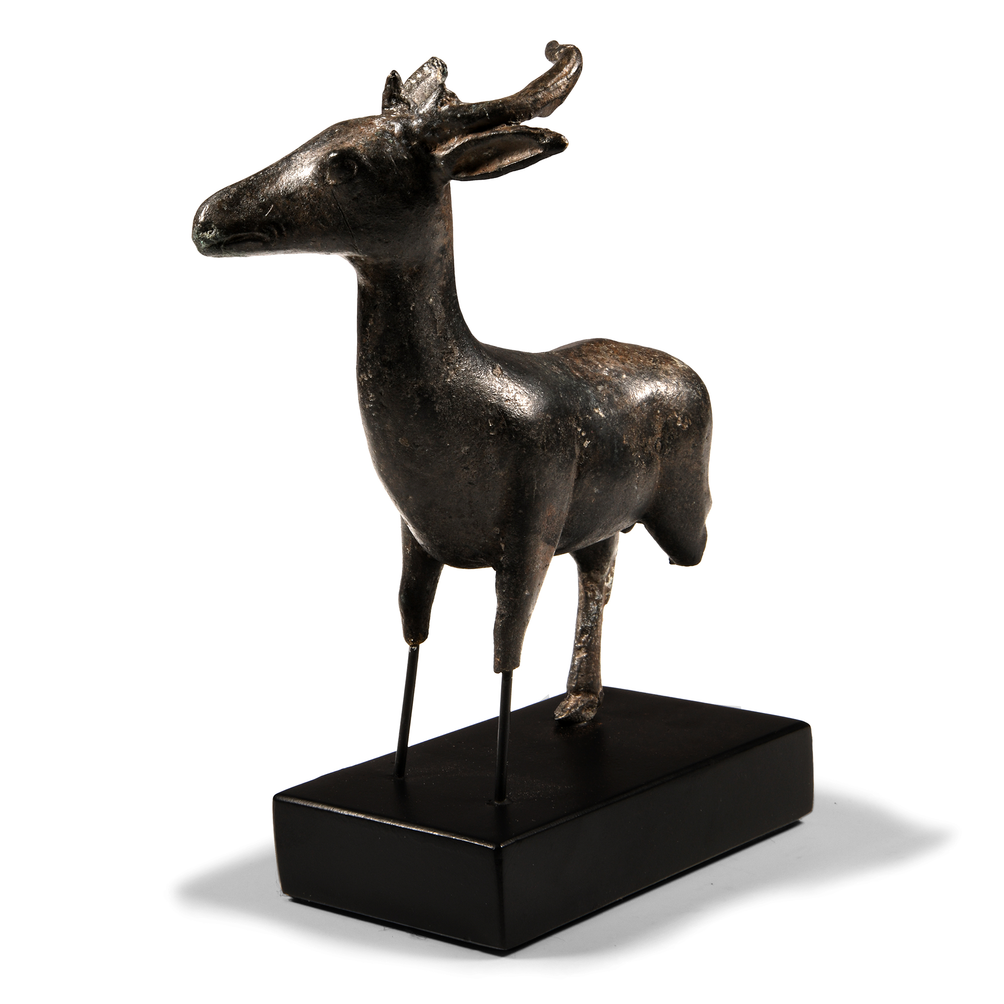Post Medieval Bronze Deer Statuette