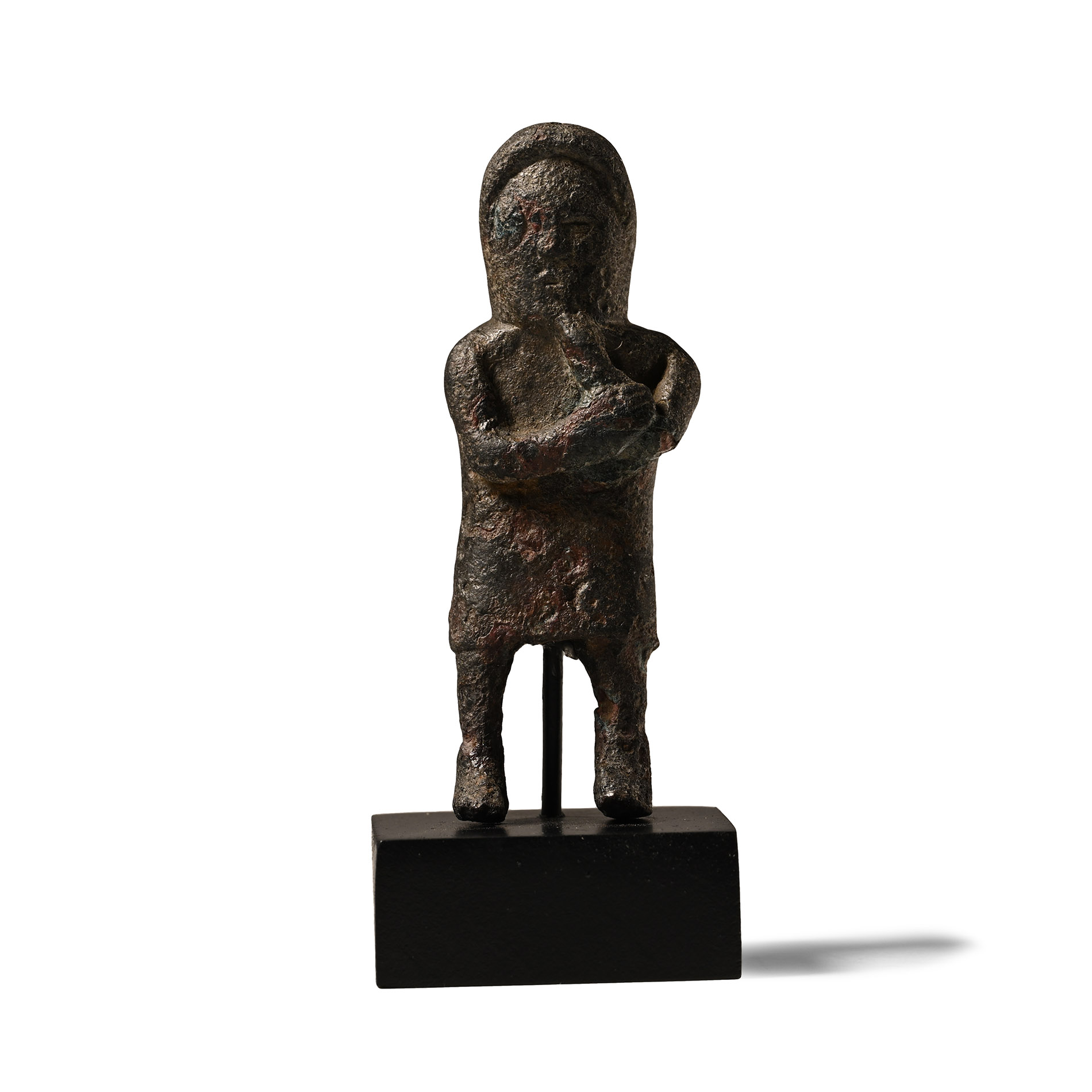 'The East Lindsey' Romano-British Bronze Hooded Male Statuette