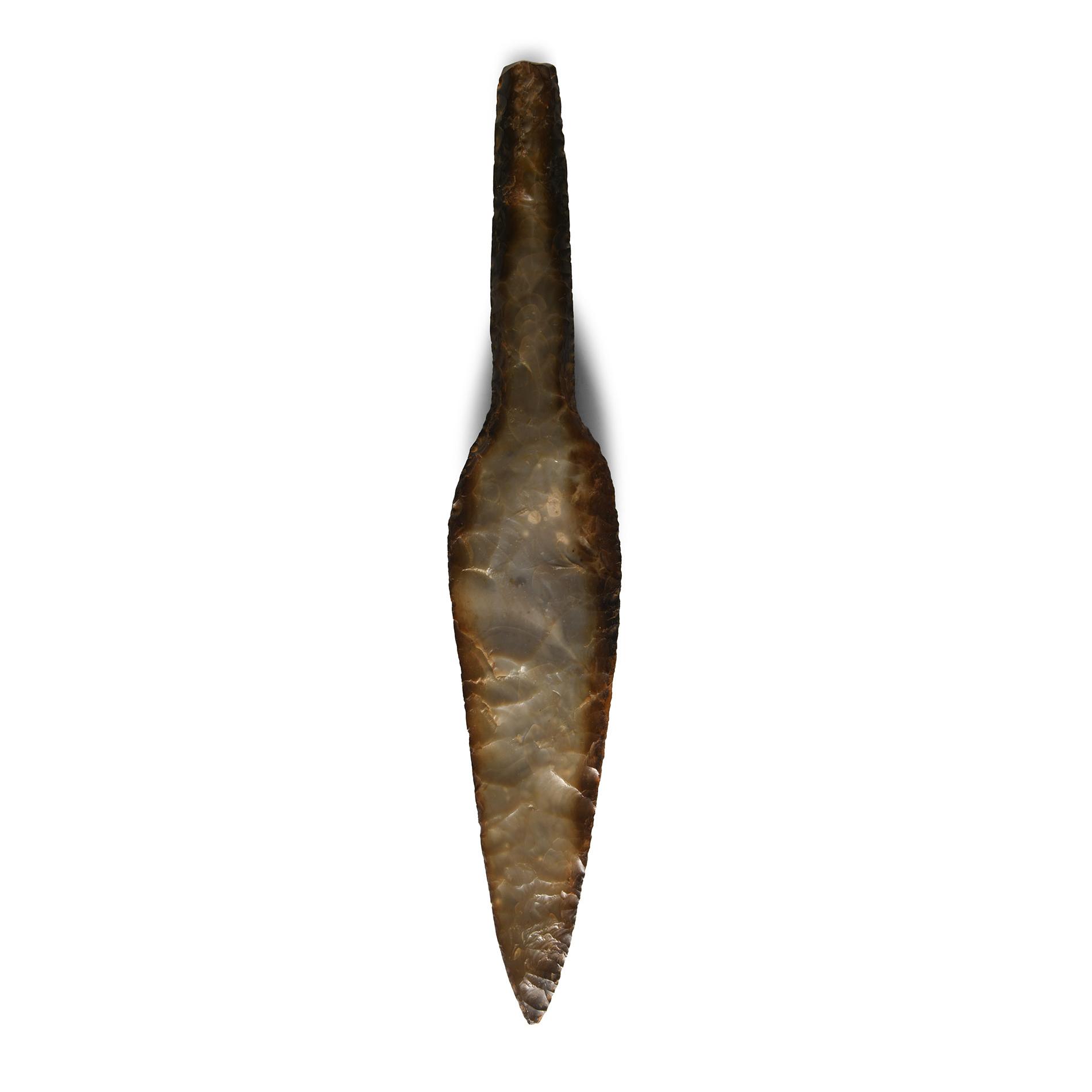 Stone Age Danish Knapped Flint Dagger