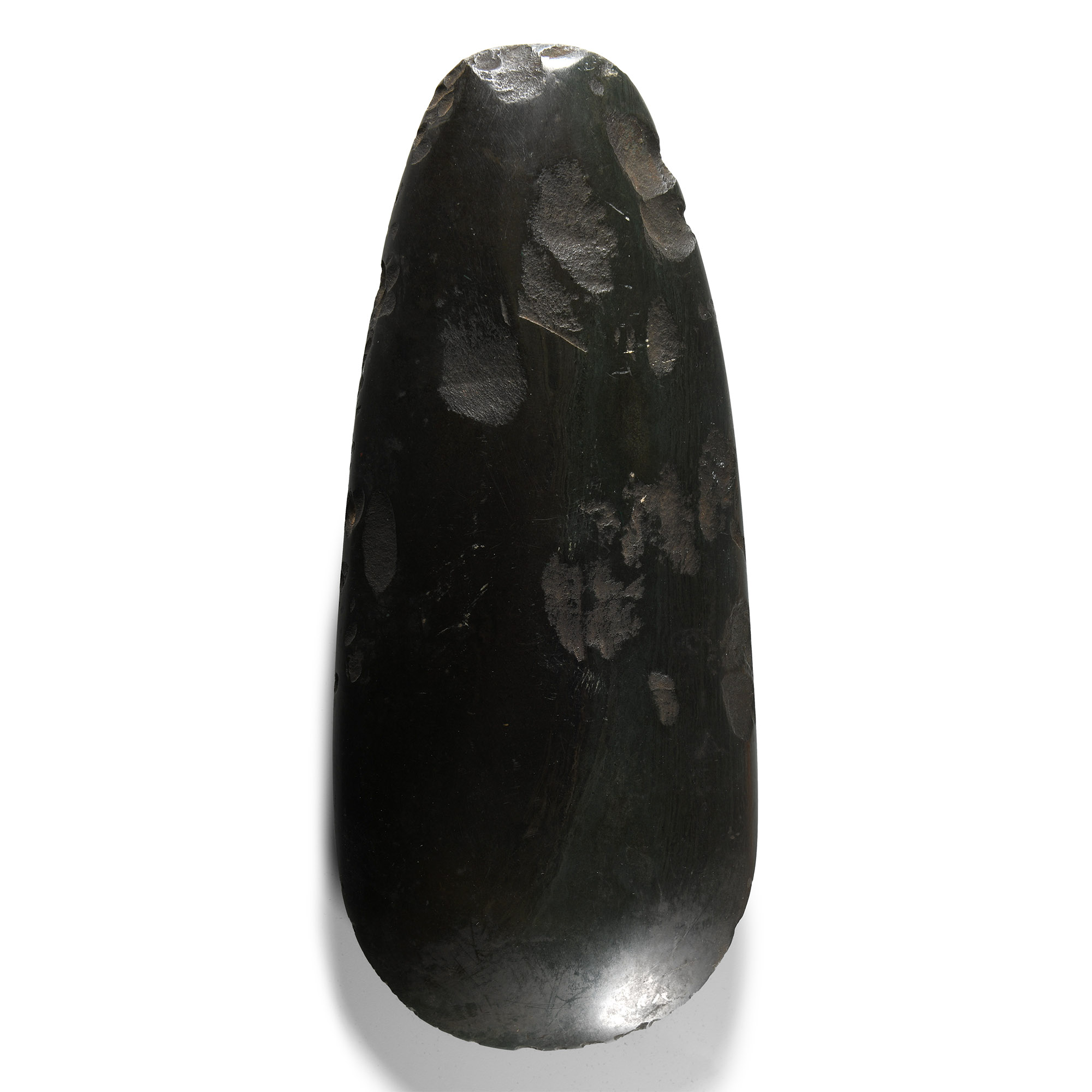 Stone Age Papuan Polished Black Stone Axehead
